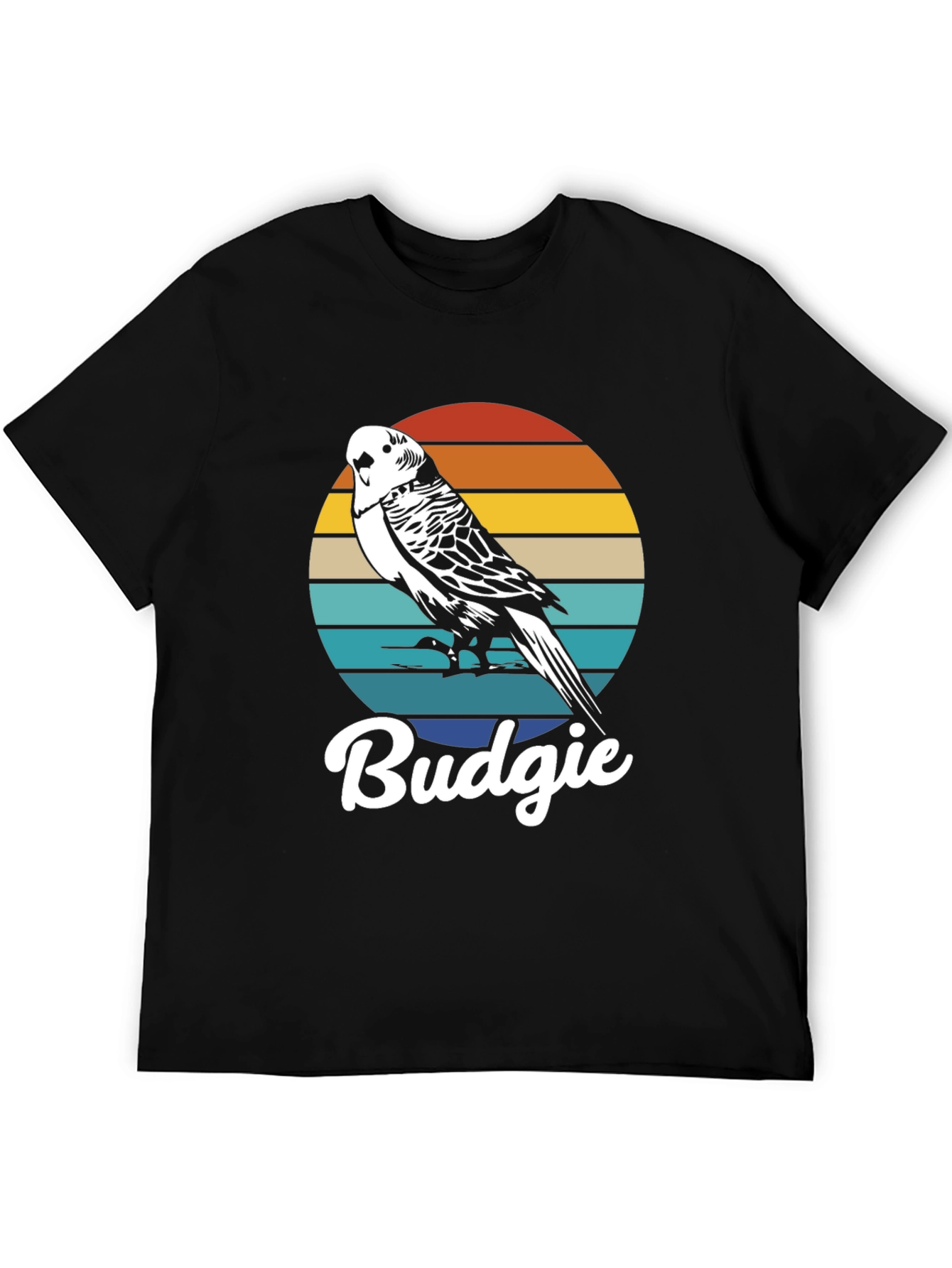 Retro Budgie T-Shirt - Vintage Bird Lover Tee - 5