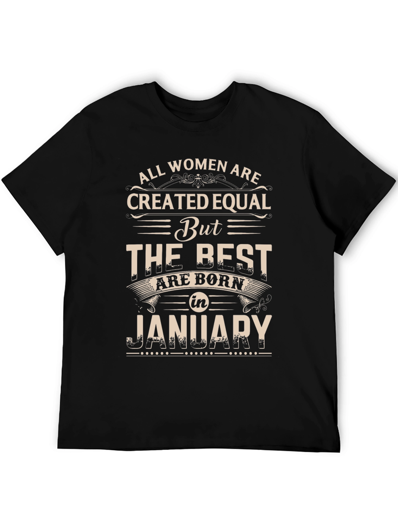 Black Women Born in January Graphic Tee view 5