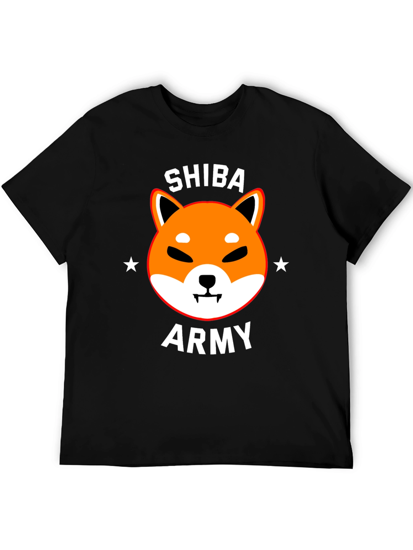 Black Shiba Army T-Shirt - Crypto Doge Meme Tee view 5