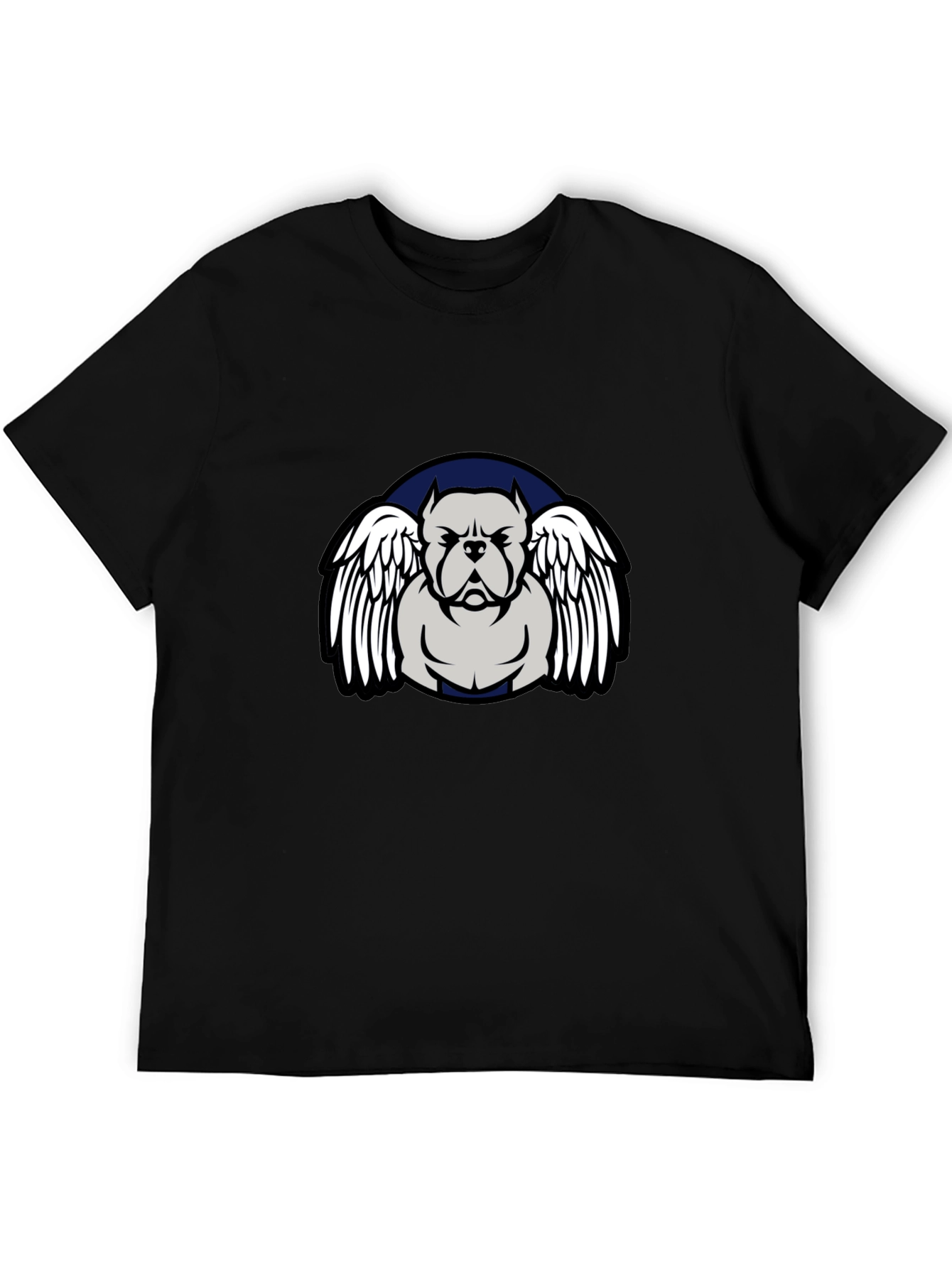 Pitbull Angel Wings Graphic T-Shirt - 5