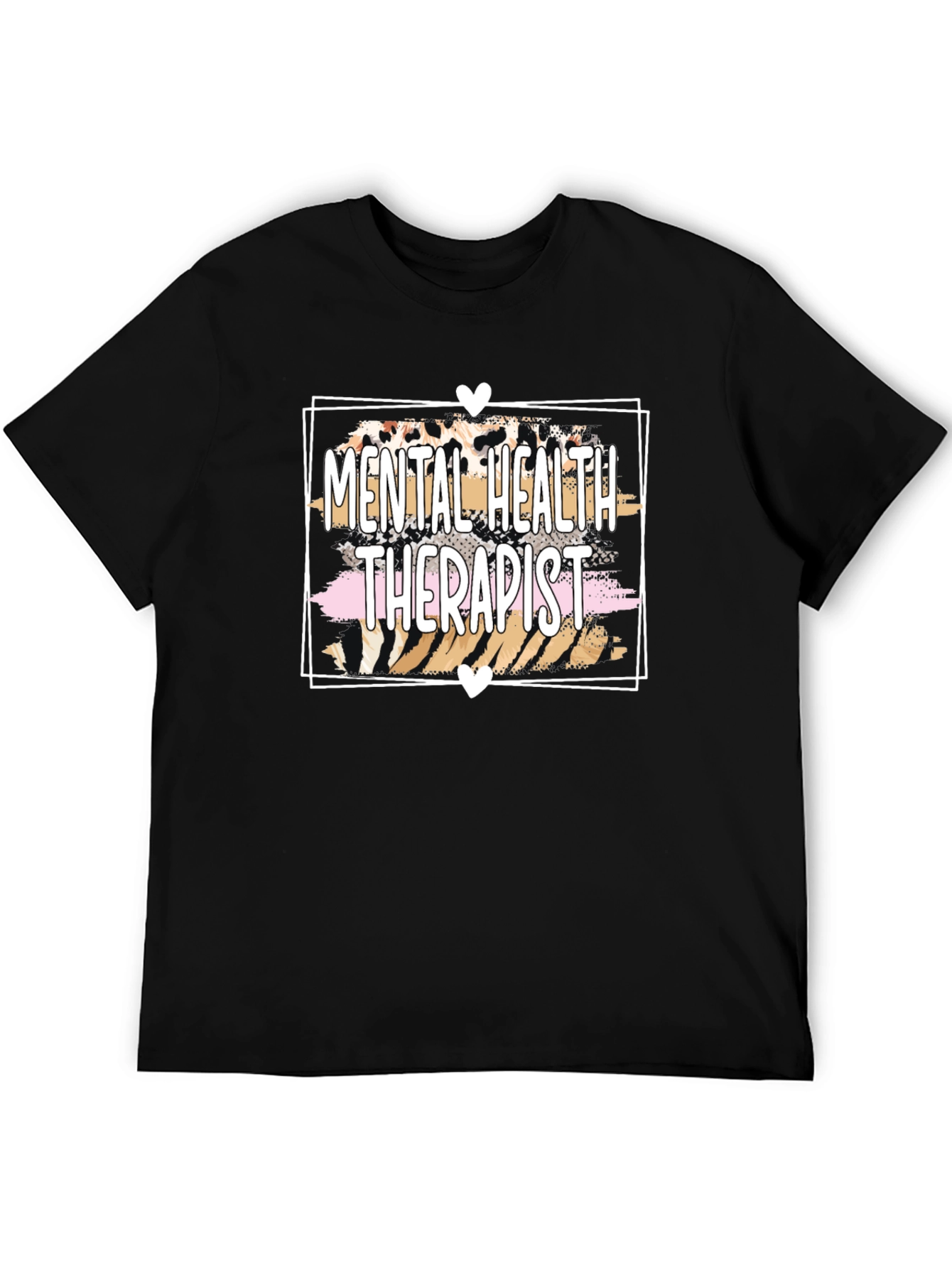 Black Mental Health Therapist Graphic Tee view 5