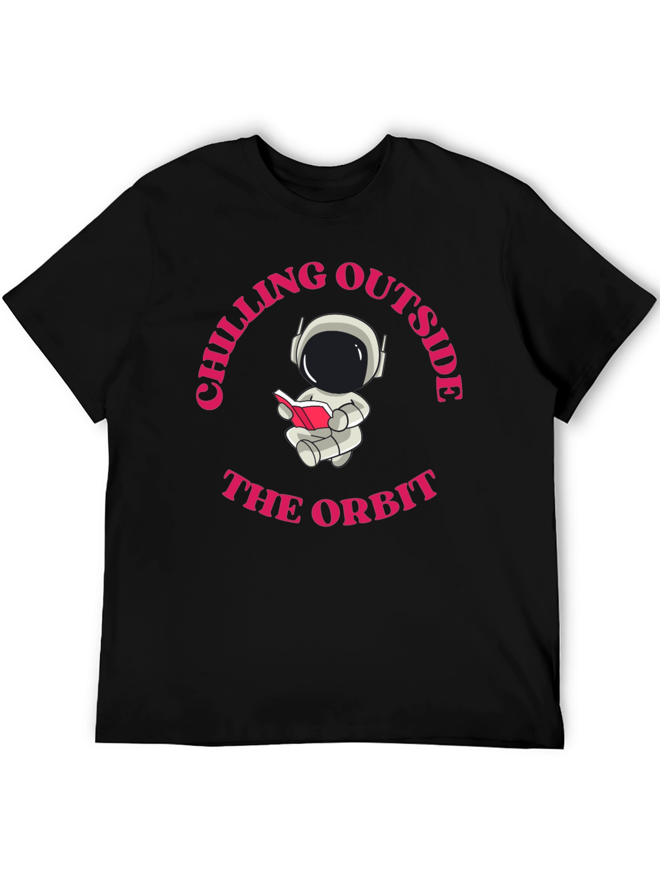 Black Chilling Outside the Orbit Graphic Tee view 5