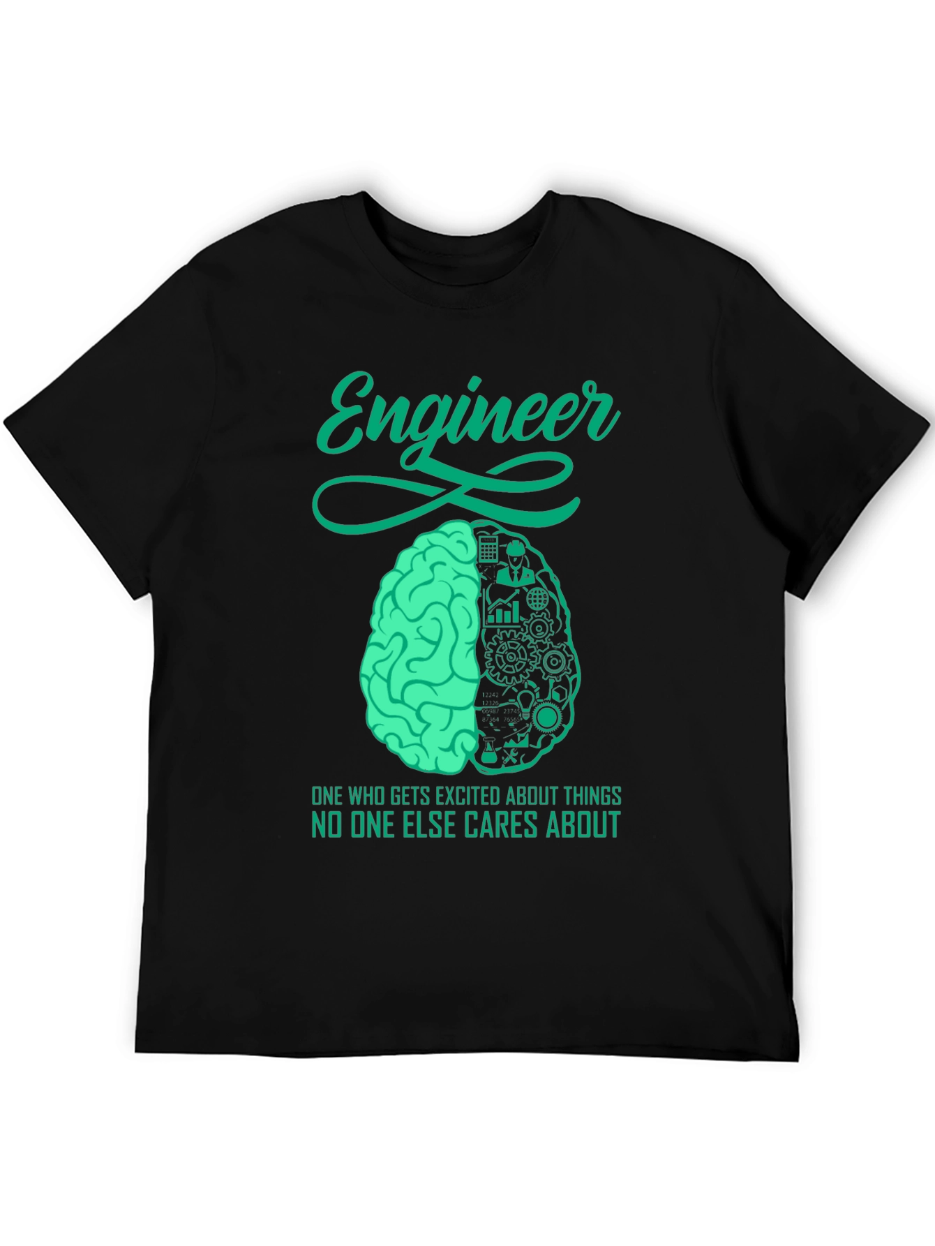 Engineer Brain T-Shirt - Unique Engineering Design - 5