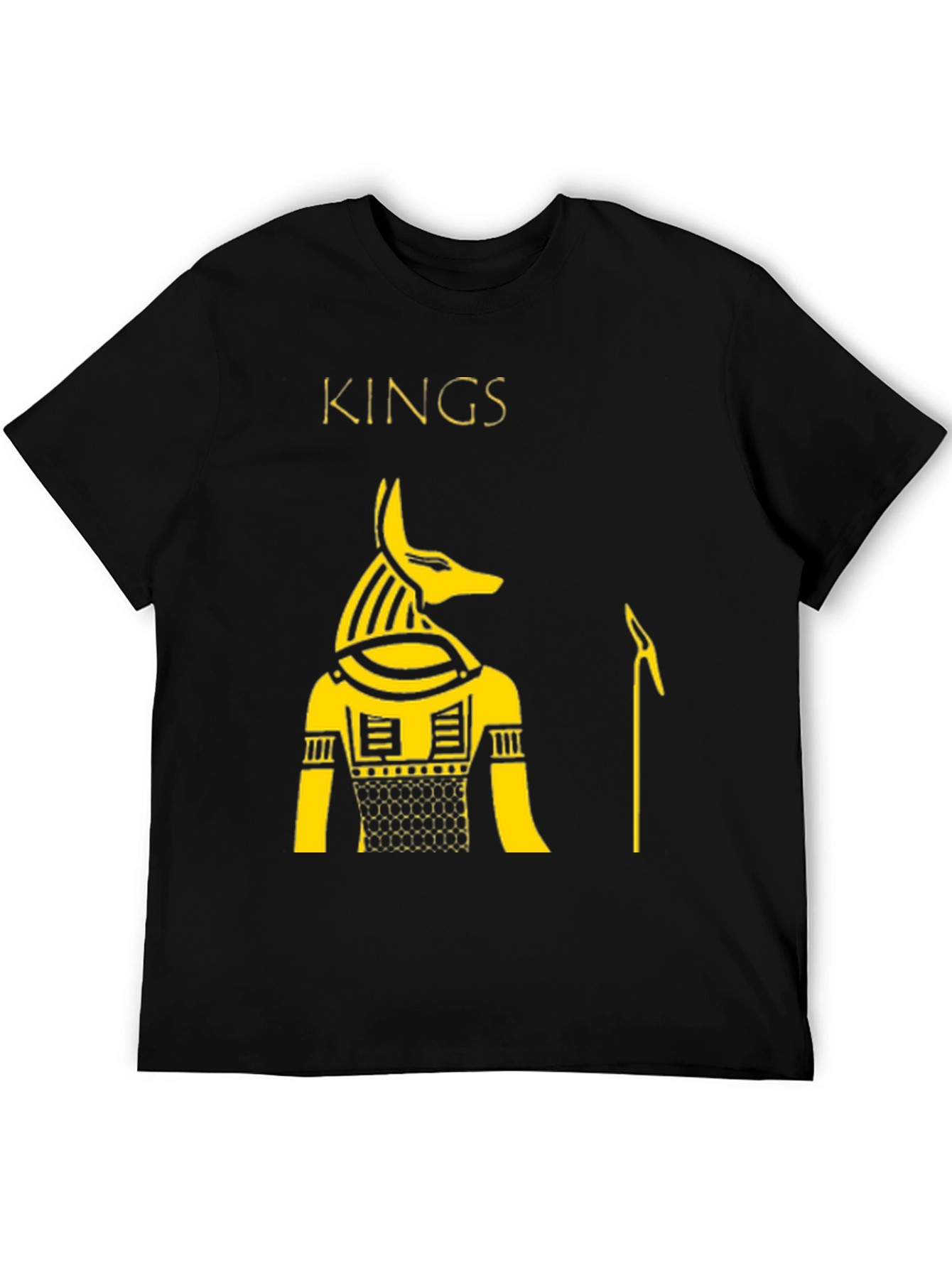 Black Kings Anubis Graphic Tee - Black Cotton T-Shirt view 5