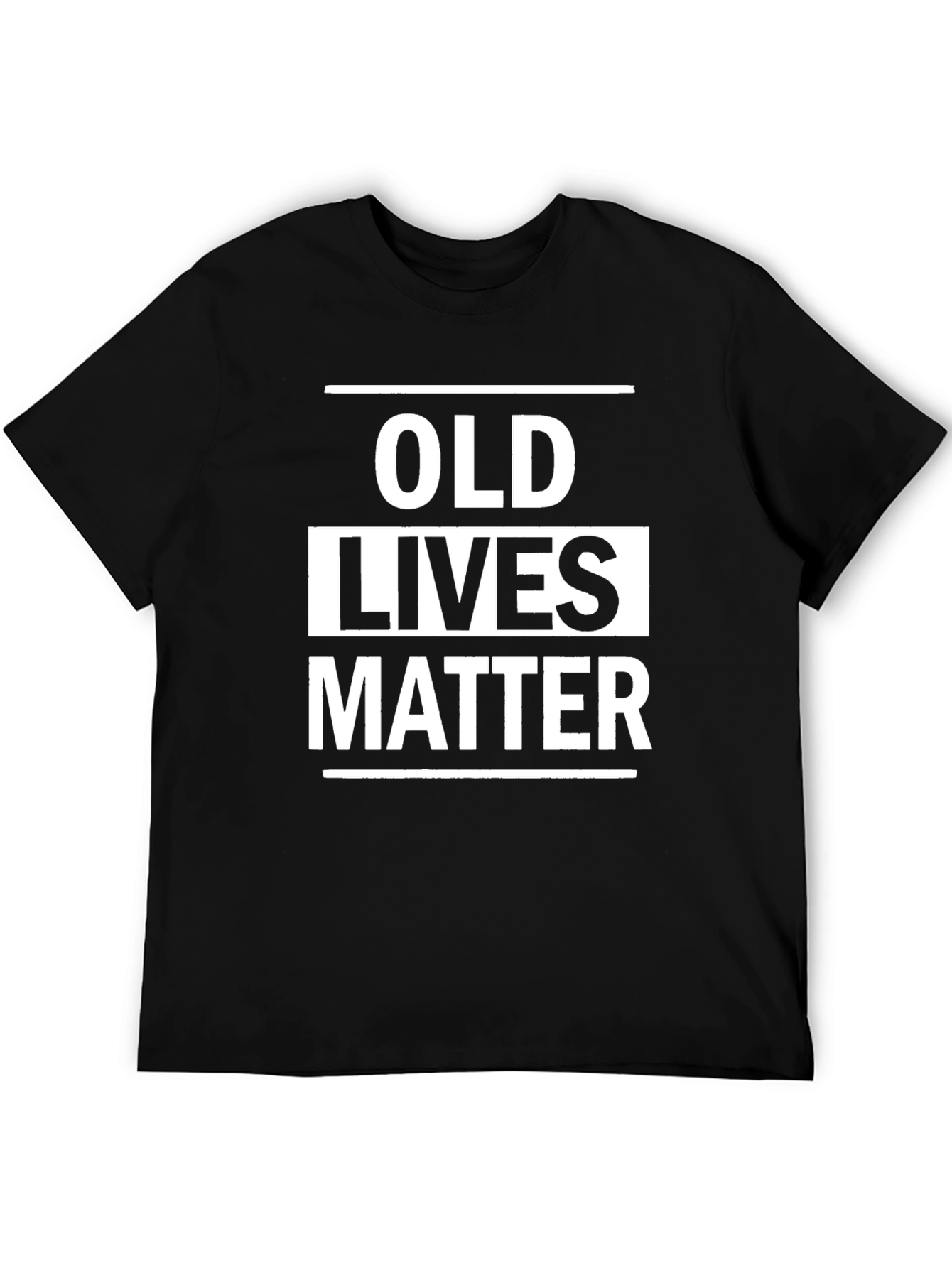 Black Old Lives Matter T-Shirt - Bold Statement Tee view 5