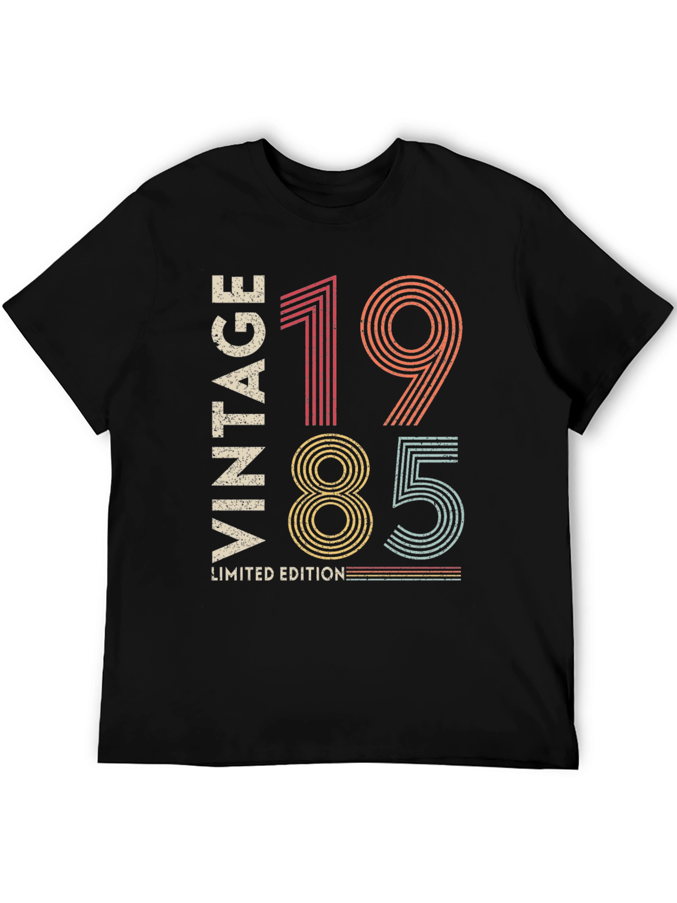 Black Vintage 1985 Limited Edition T-Shirt view 5