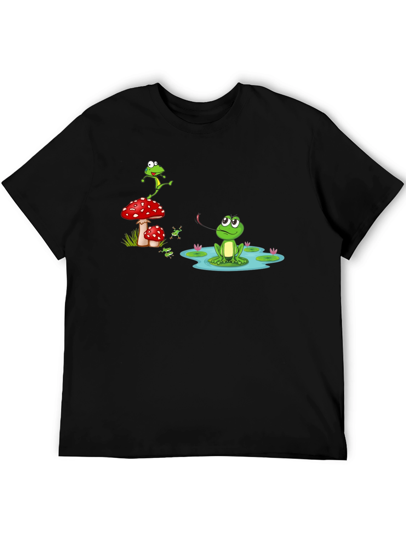 Black Frog Pond Graphic T-Shirt view 5