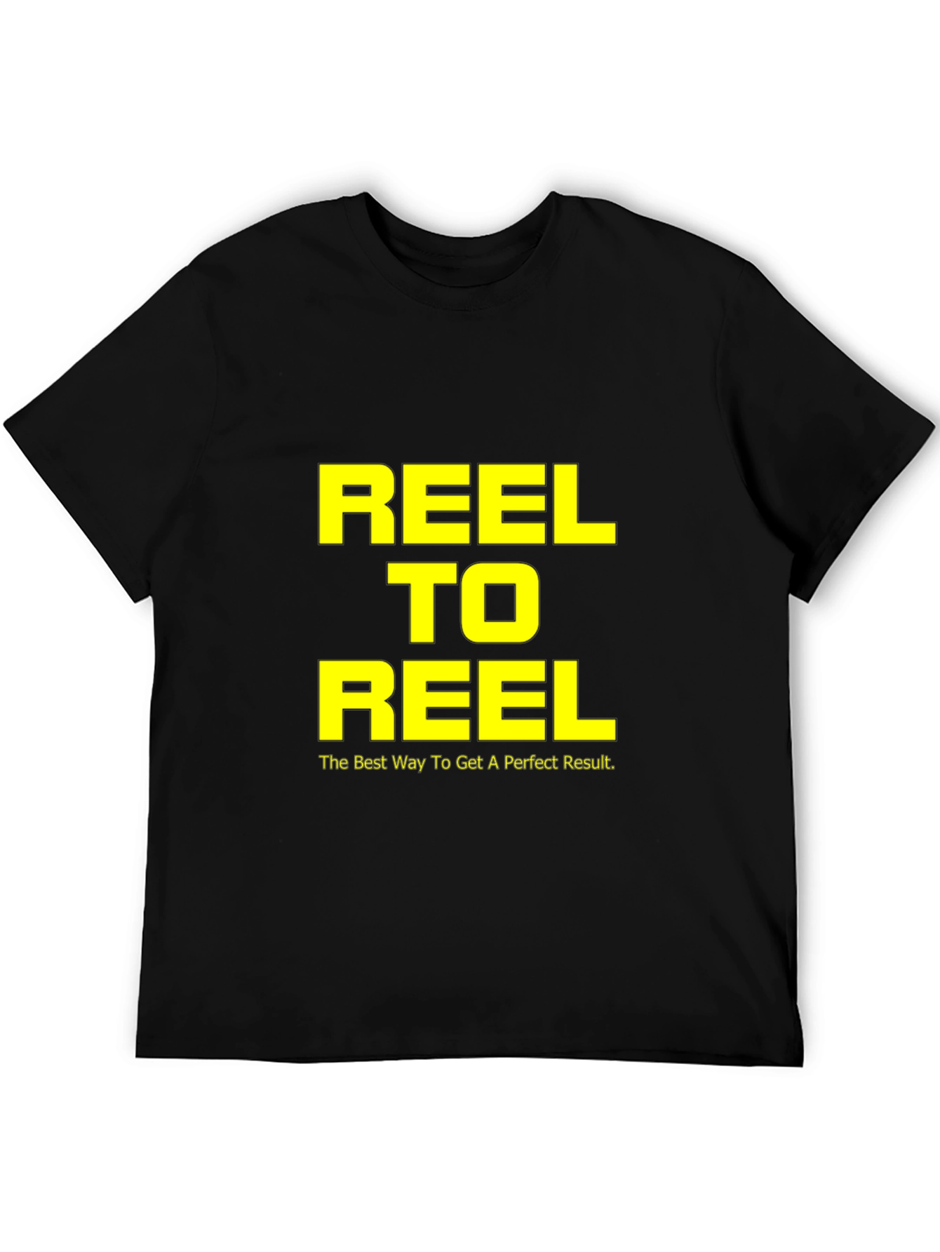 Black Reel To Reel Graphic Tee - Best Way To Get A Perfect Result view 5