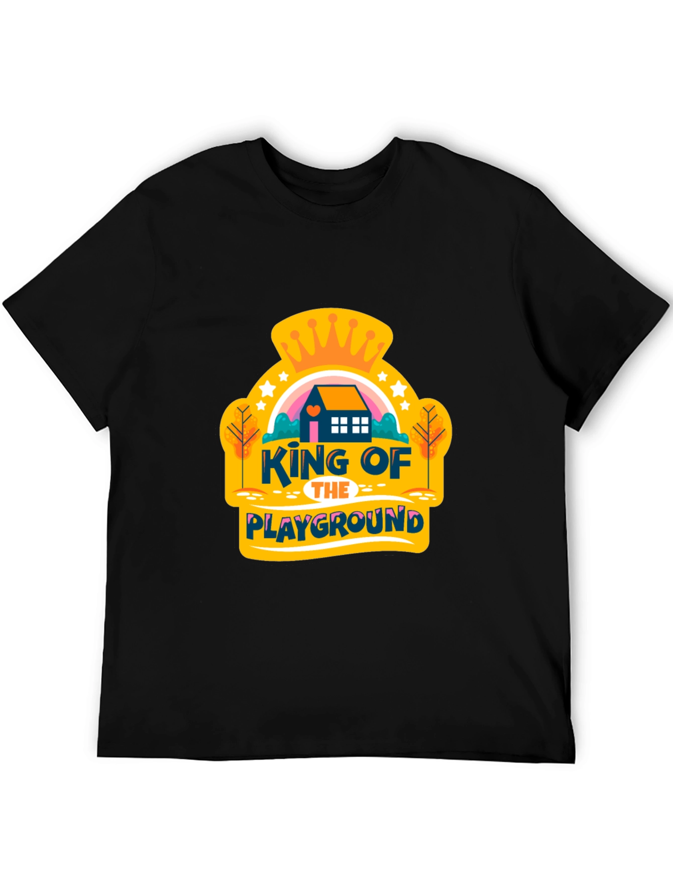 Black King of the Playground Graphic Tee view 5