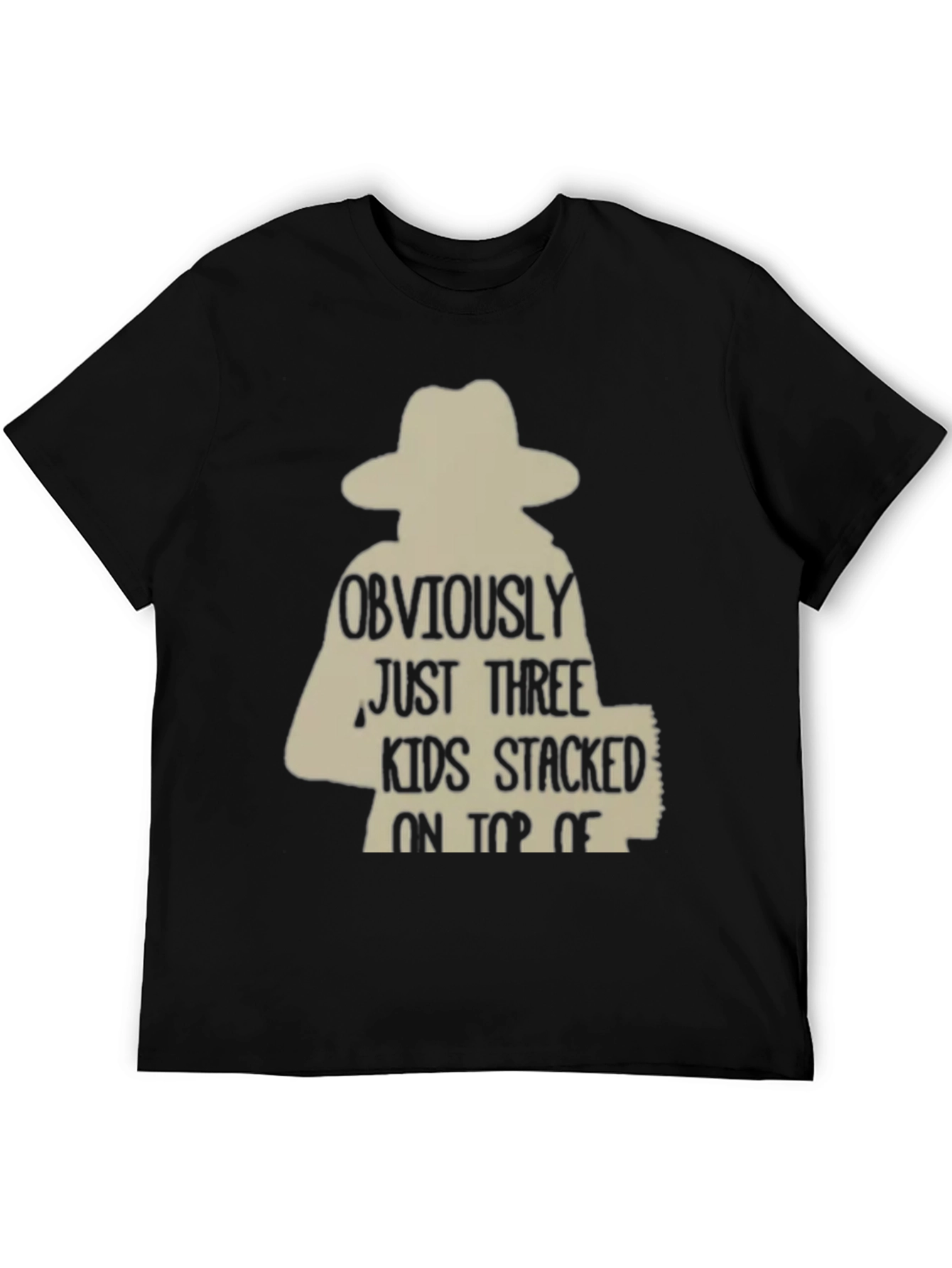 Black Obviously Three Kids T-Shirt view 5