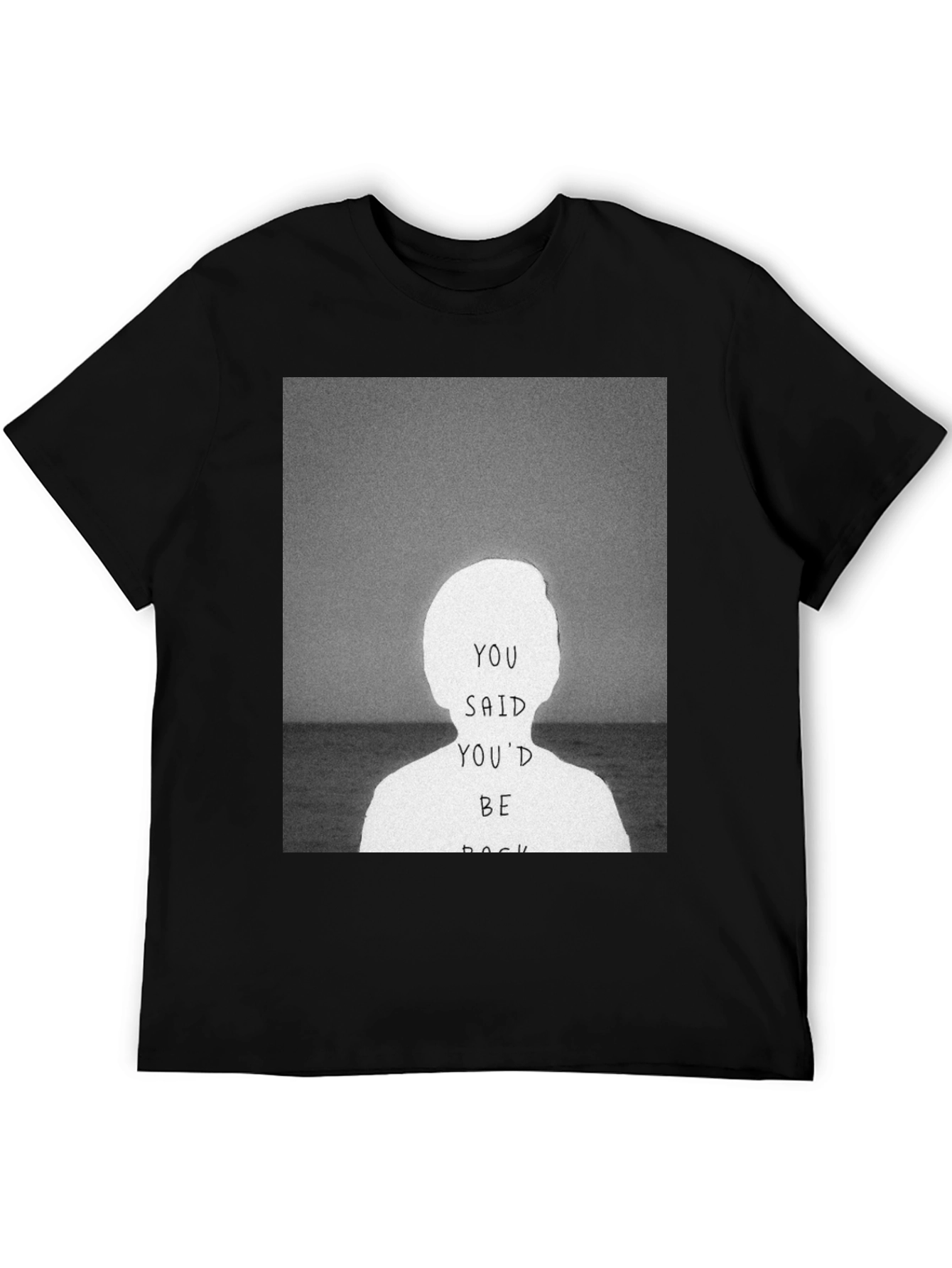 Black You Said You'd Be Back Graphic Tee view 5