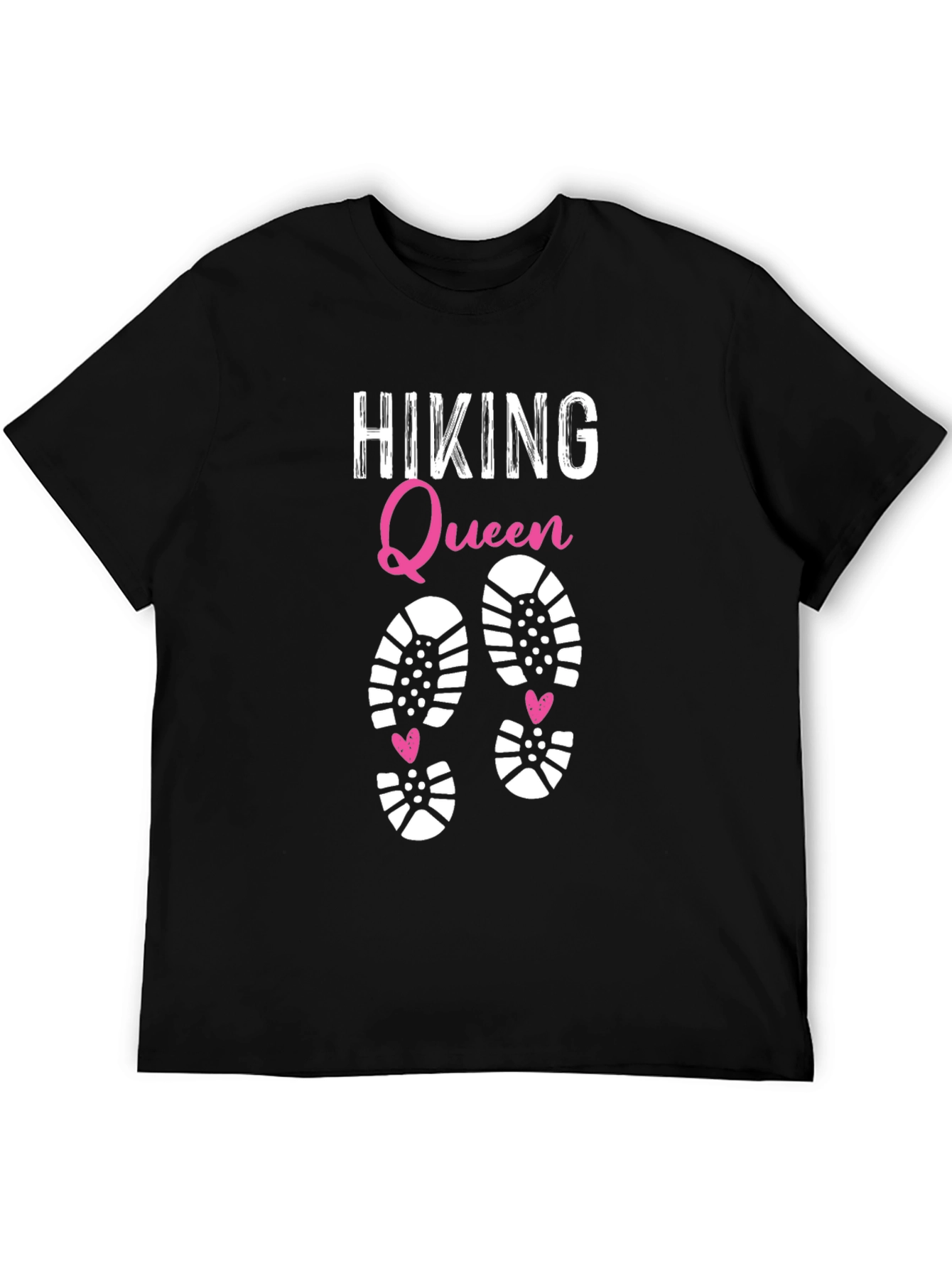 Black Hiking Queen Graphic Tee - Black view 5