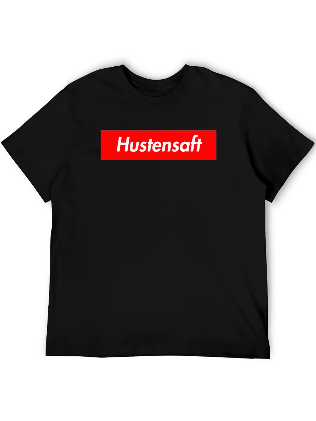 Black Hustensaft Black T-Shirt - Novelty Graphic Tee view 5