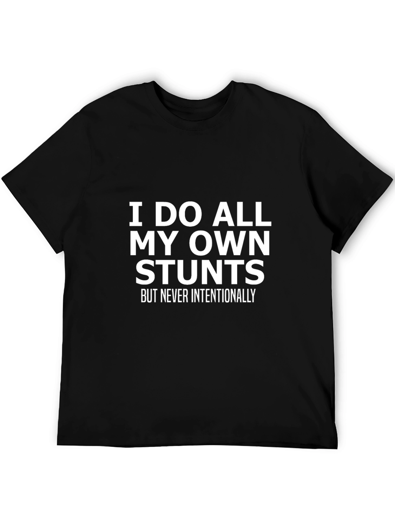 Black Stunts Humor Graphic Tee view 5