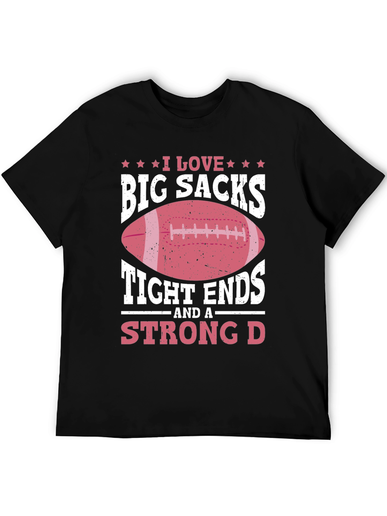 Black I Love Big Sacks Graphic T-Shirt view 5