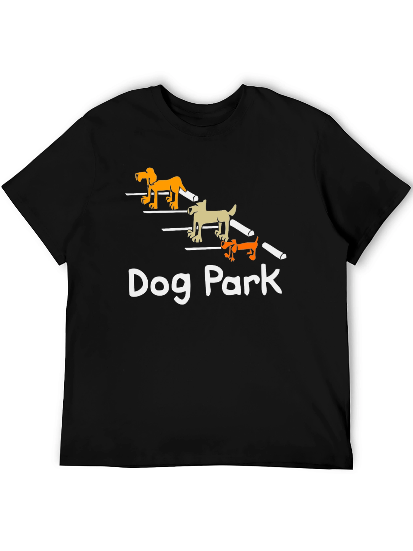 Black Dog Park T-Shirt Funny Dog Lover Tee view 5