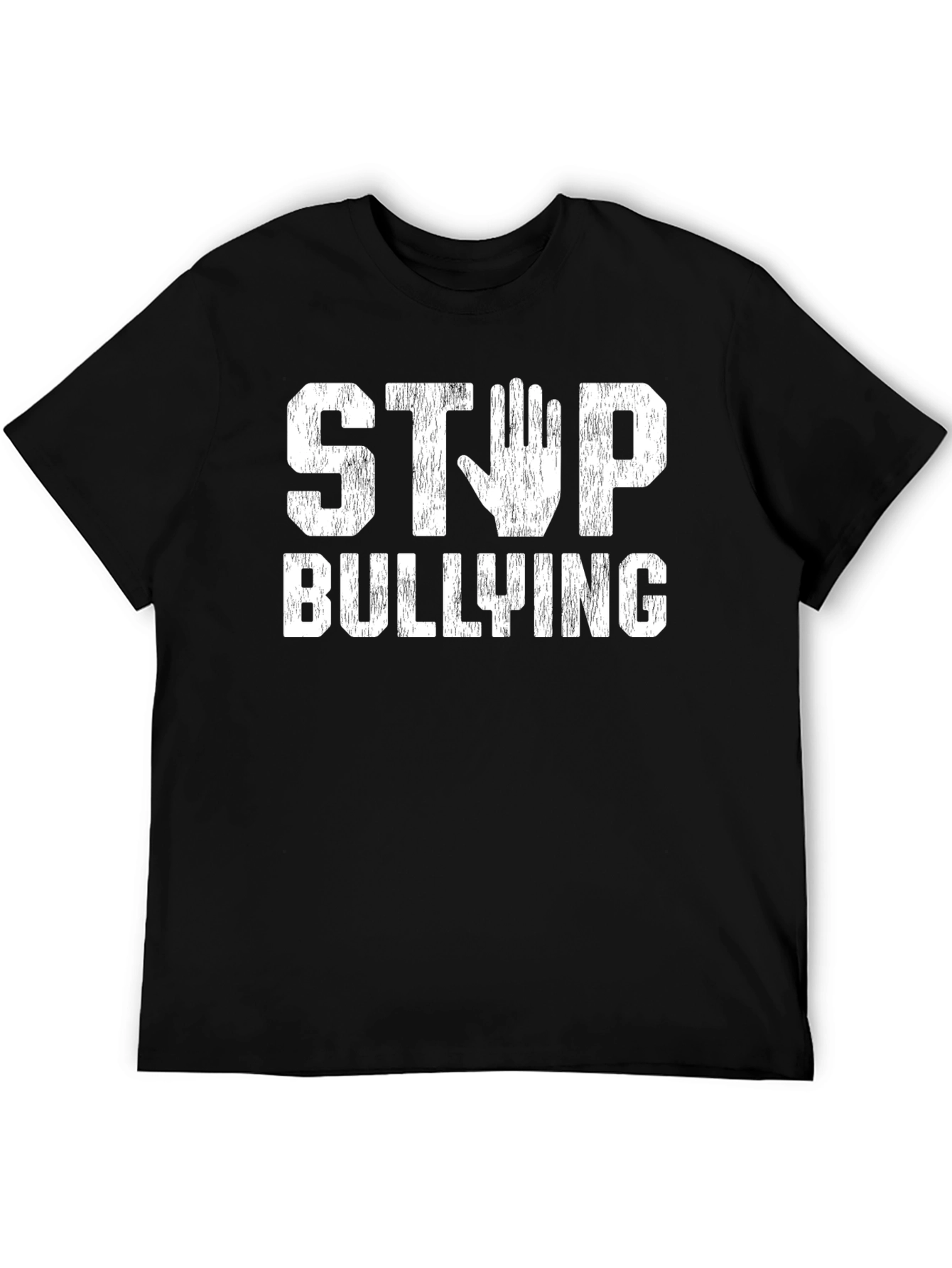 Black Stop Bullying Graphic Tee - Black T-Shirt view 5