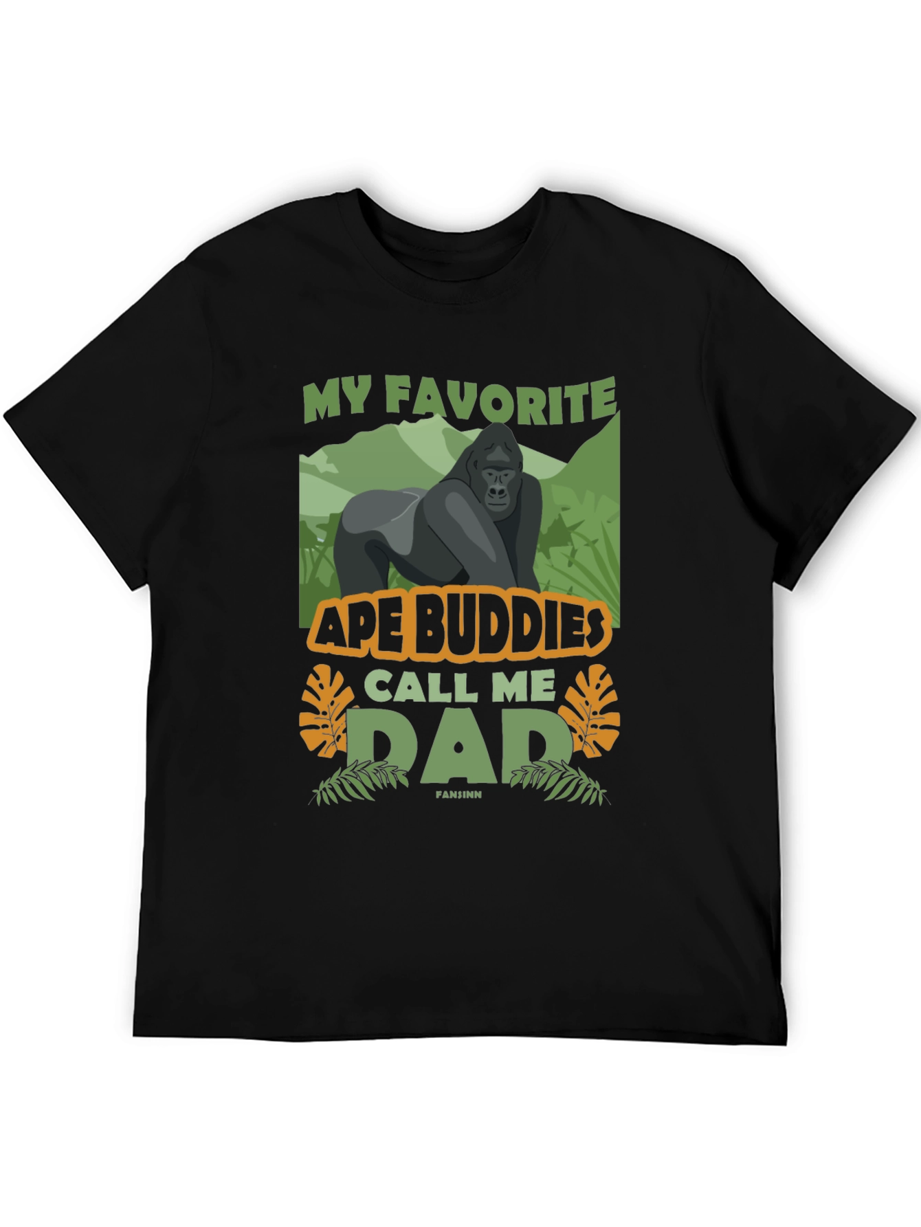 Black Ape Buddies Dad Graphic T-Shirt view 5