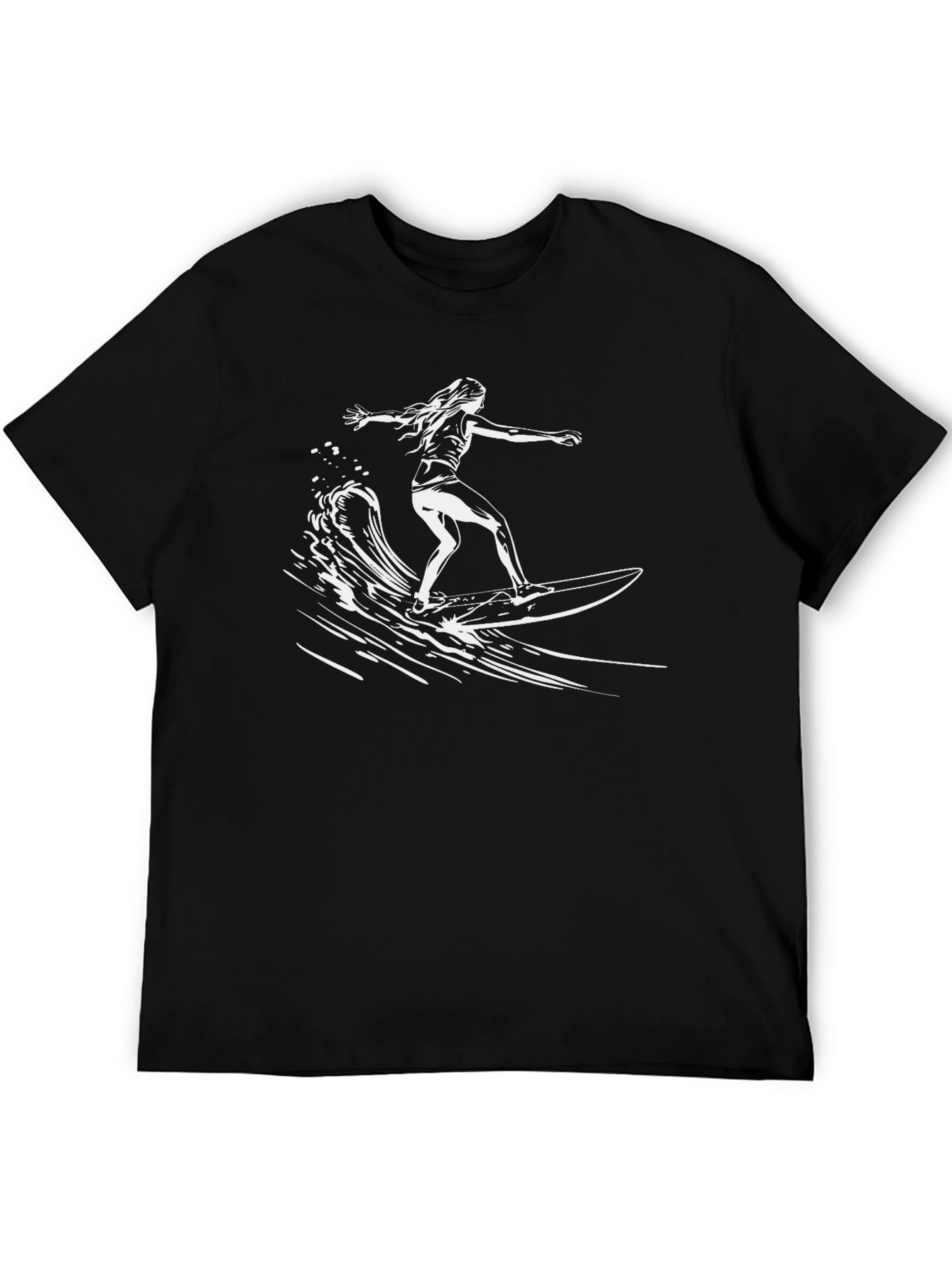 Surfer Girl Graphic T-Shirt - 5