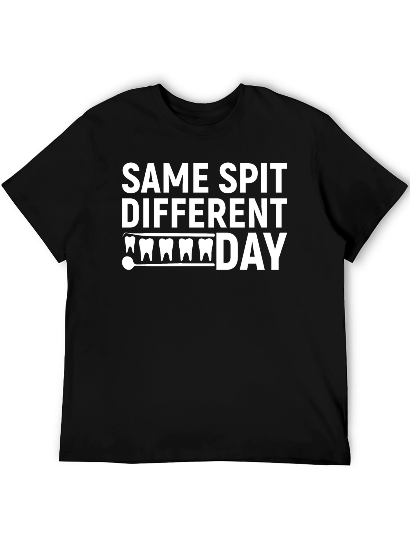 Black Same Spit Different Day Black T-Shirt view 5