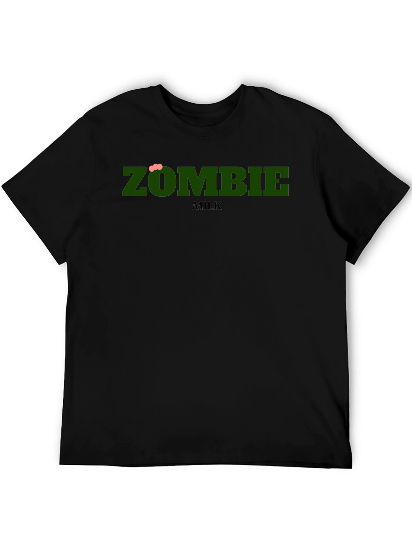 Black Zombie Milk T-Shirt - Unique Graphic Tee view 5