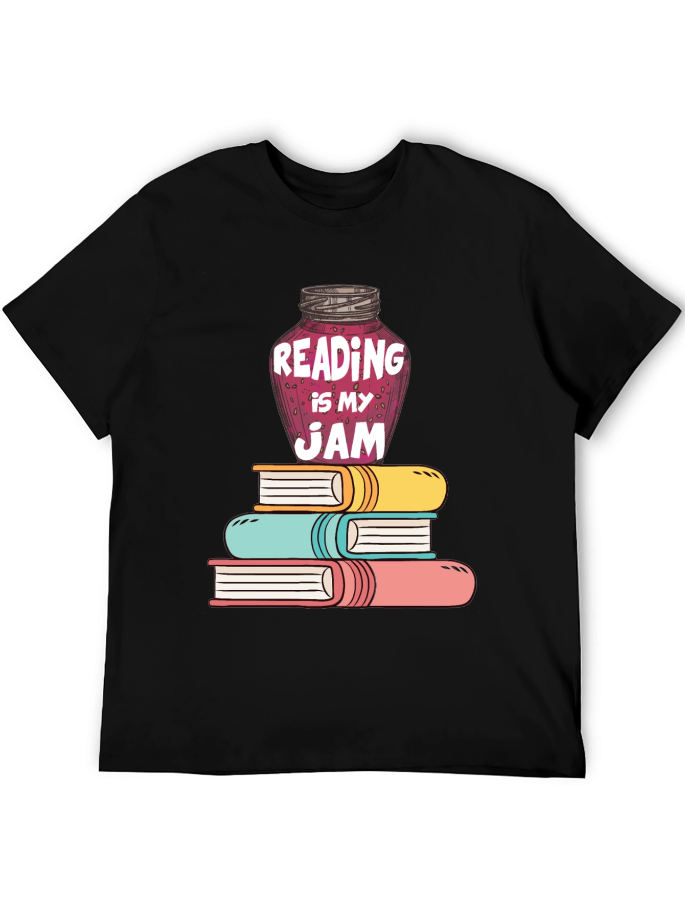 Black Reading is My Jam Graphic Tee view 5