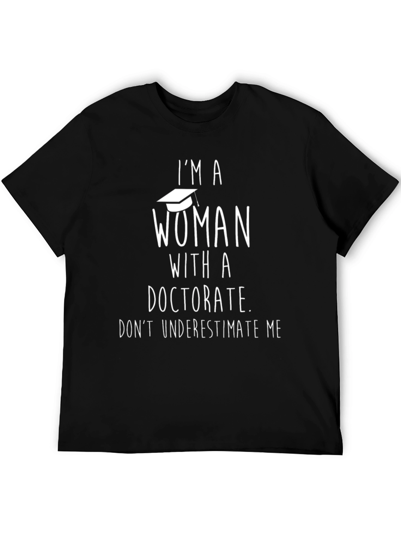 Black Doctorate Woman T-Shirt - Smart & Stylish view 5