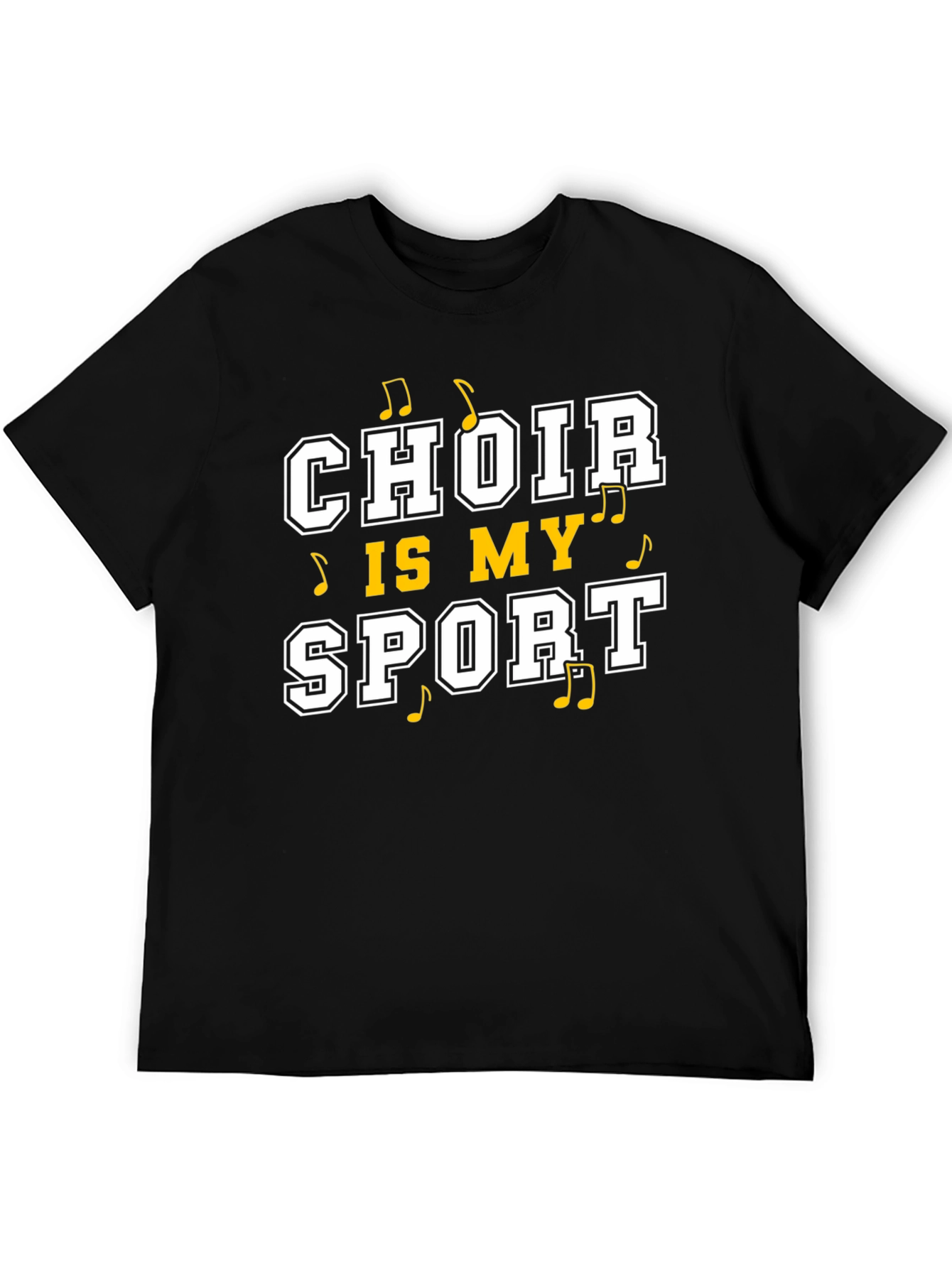 Black Choir is My Sport Black T-Shirt view 5