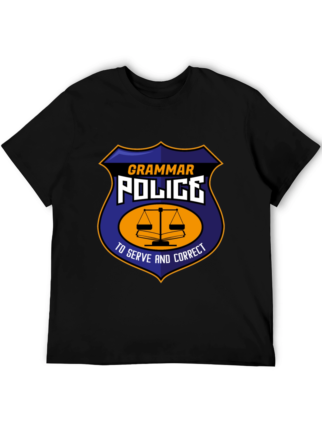 Grammar Police T-Shirt - Serve and Correct Tee - 5