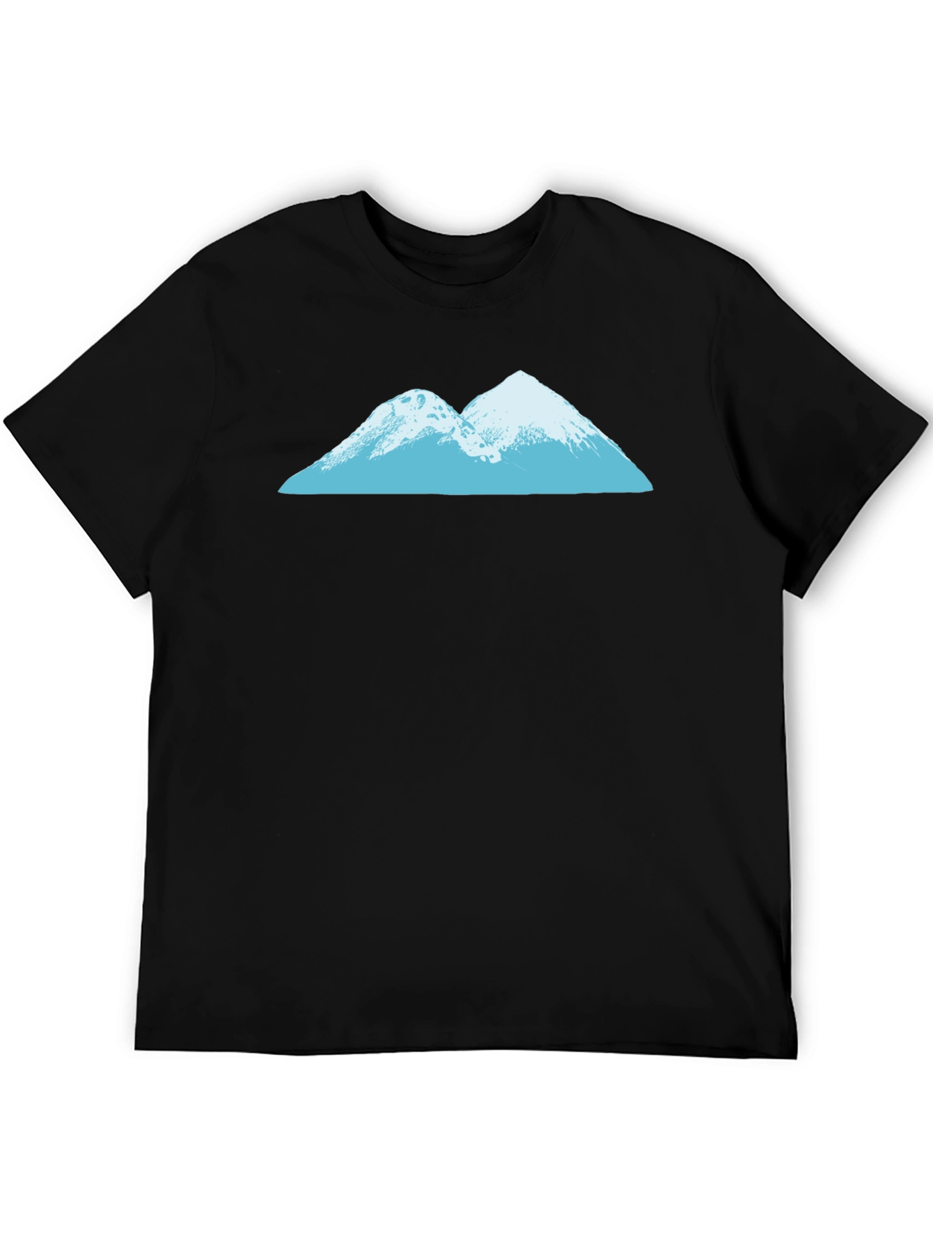 Black Mountain Graphic Tee - Black Cotton Blend view 5
