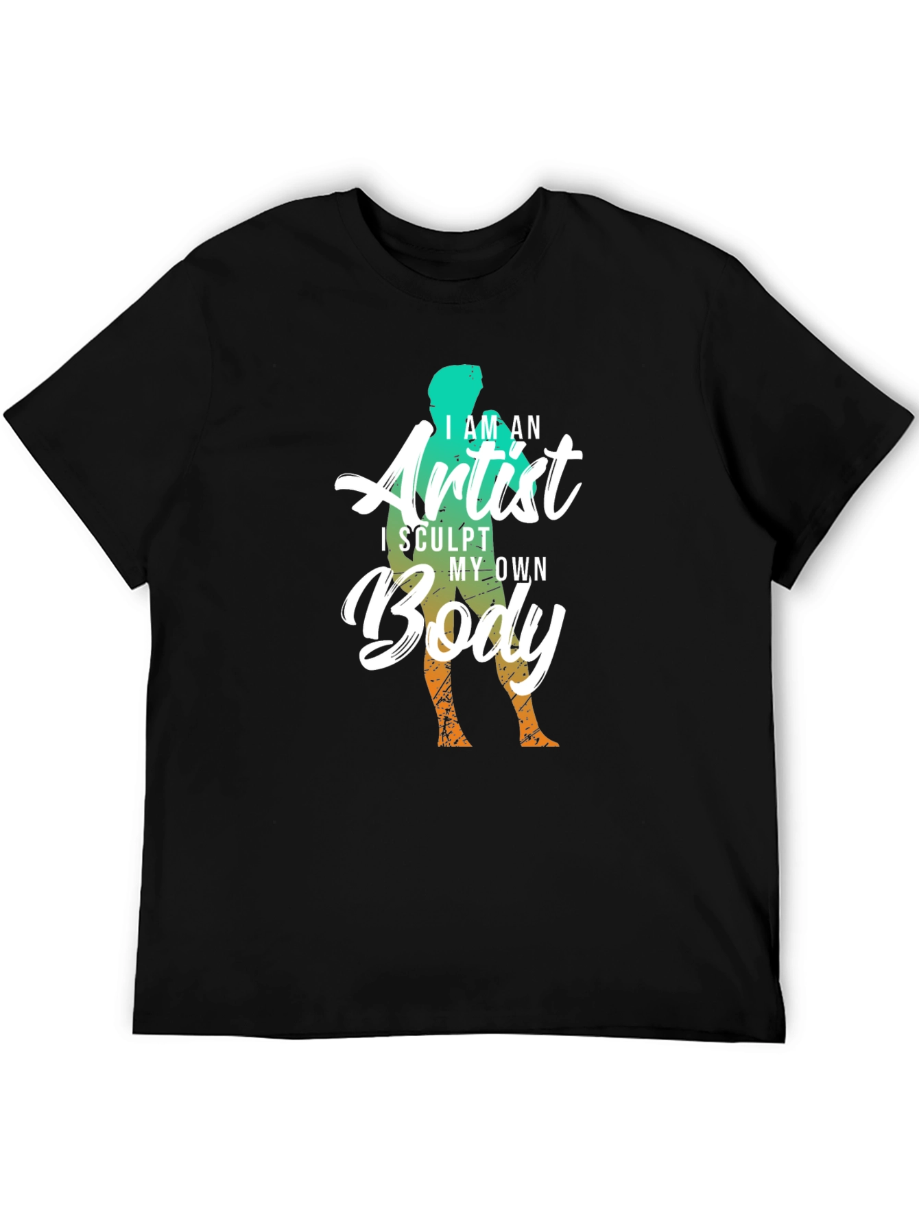 Black Sculpt My Own Body Artist Tee - Black view 5