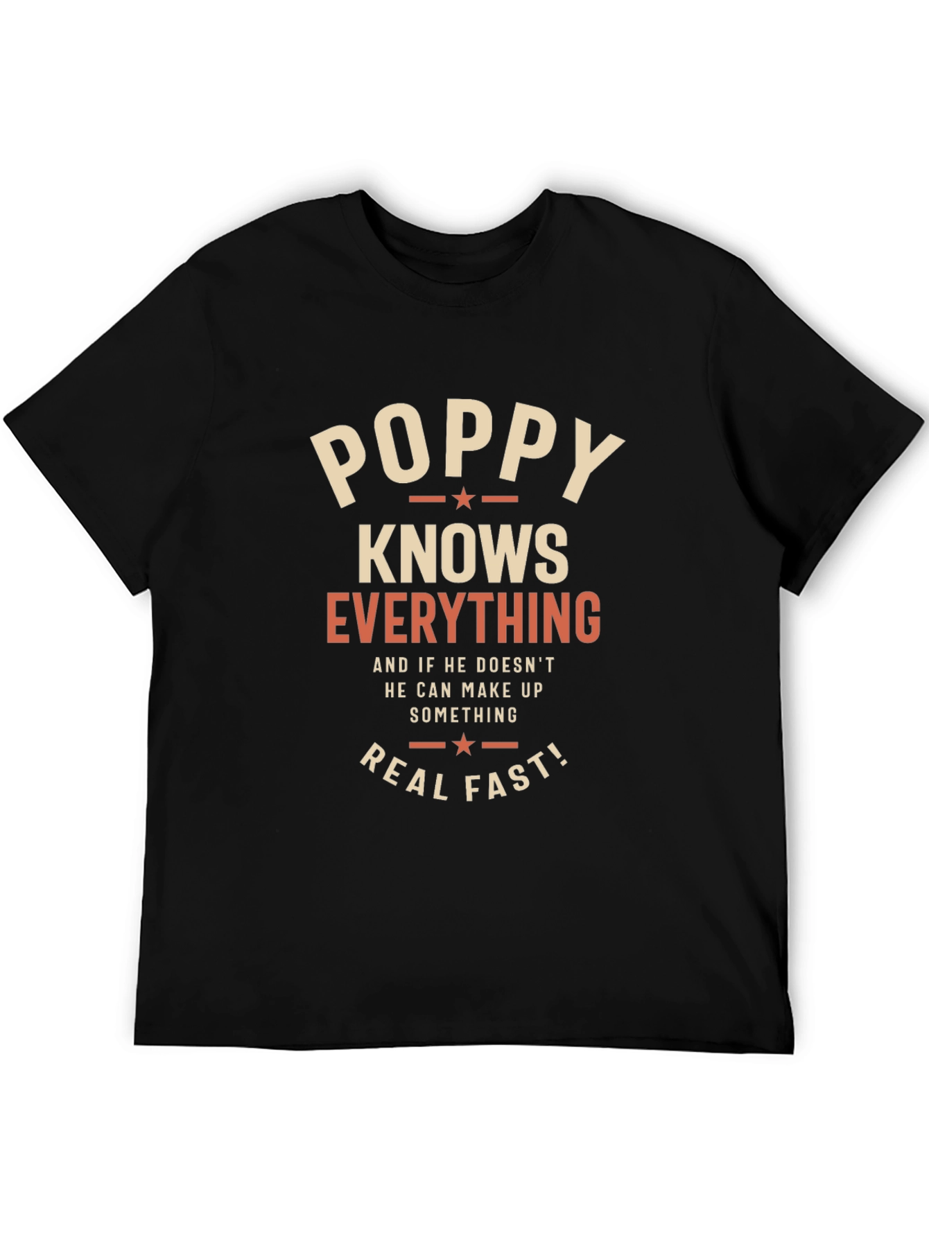 Black Poppy Knows Everything T-Shirt view 5