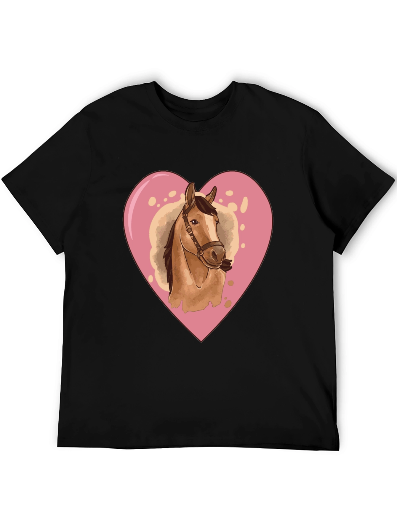 Black Horse Love Graphic Tee view 5