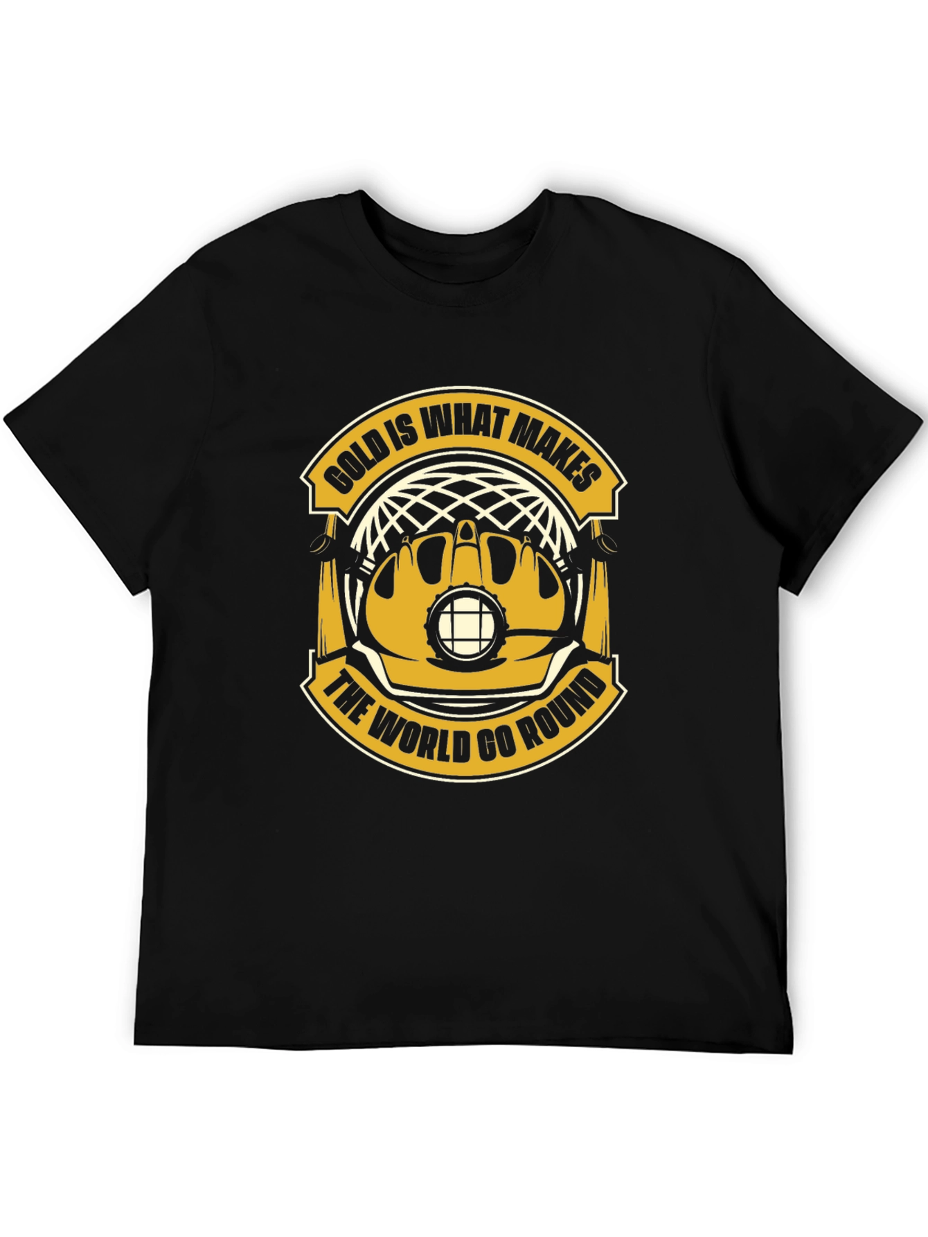 Black Gold Makes the World Go Round Black T-Shirt view 5
