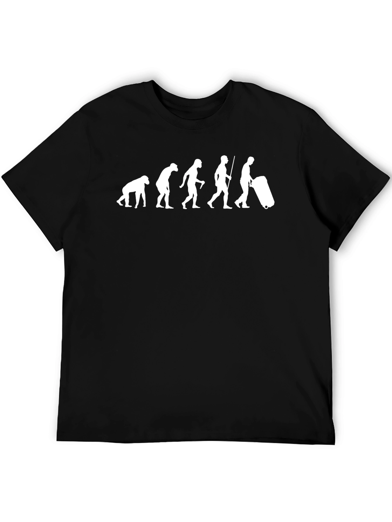 Black Evolution of Traveler T-Shirt - Black view 5