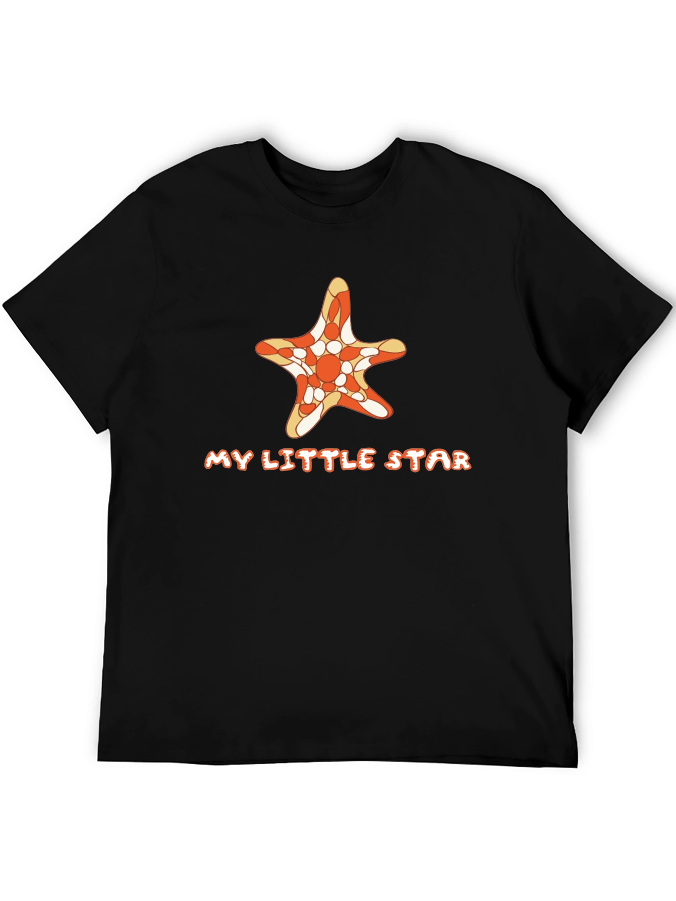 Black My Little Star Graphic Tee - Unisex view 5