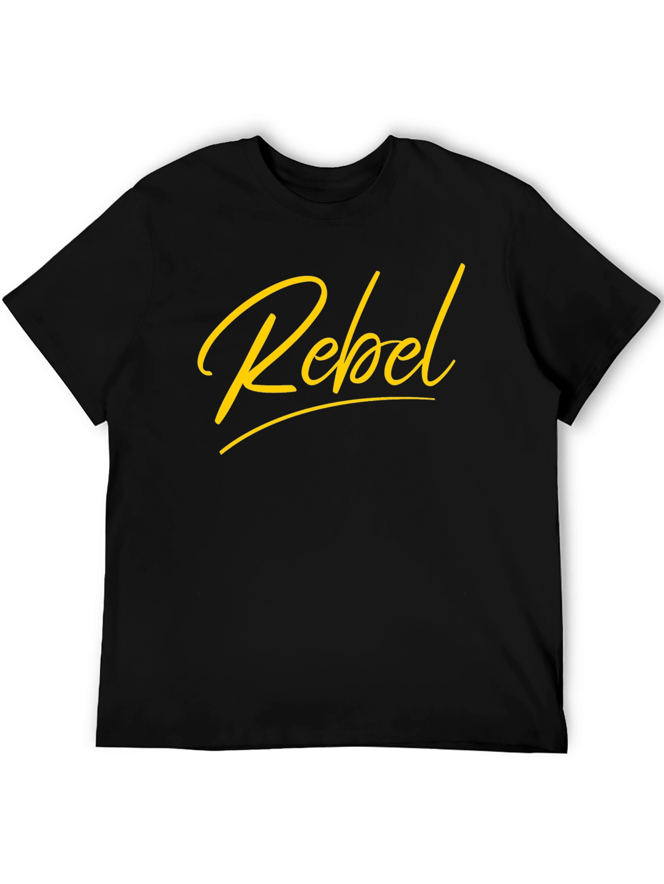 Black Rebel Graphic Tee - Stylish Crew Neck T-Shirt view 5