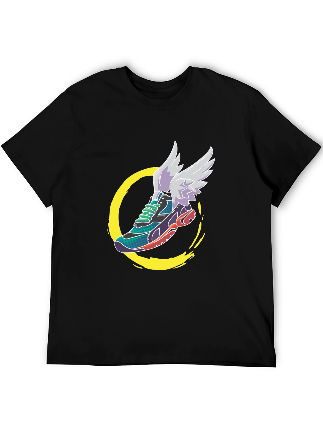 Winged Shoe Graphic T-Shirt - 5