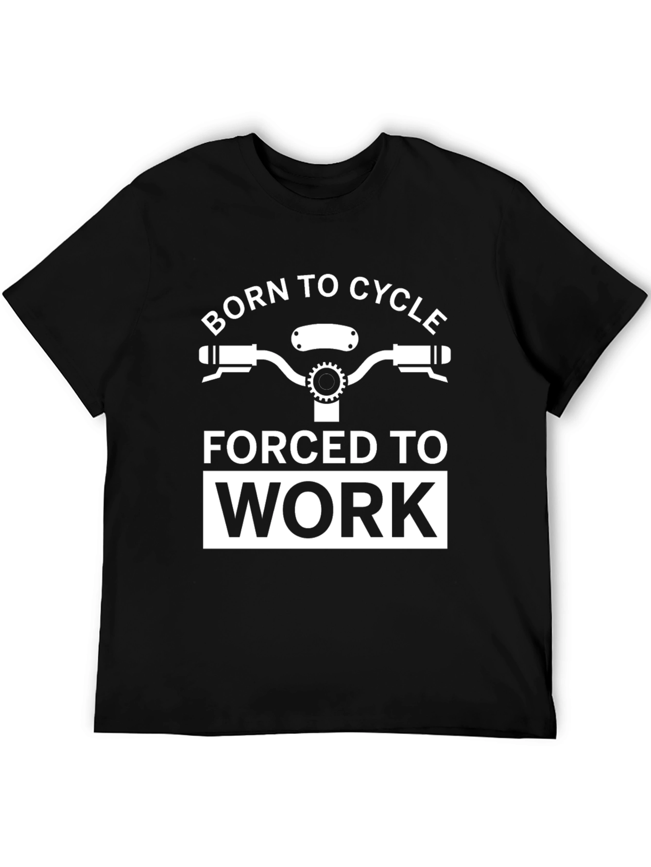 Black Born to Cycle T-Shirt view 5