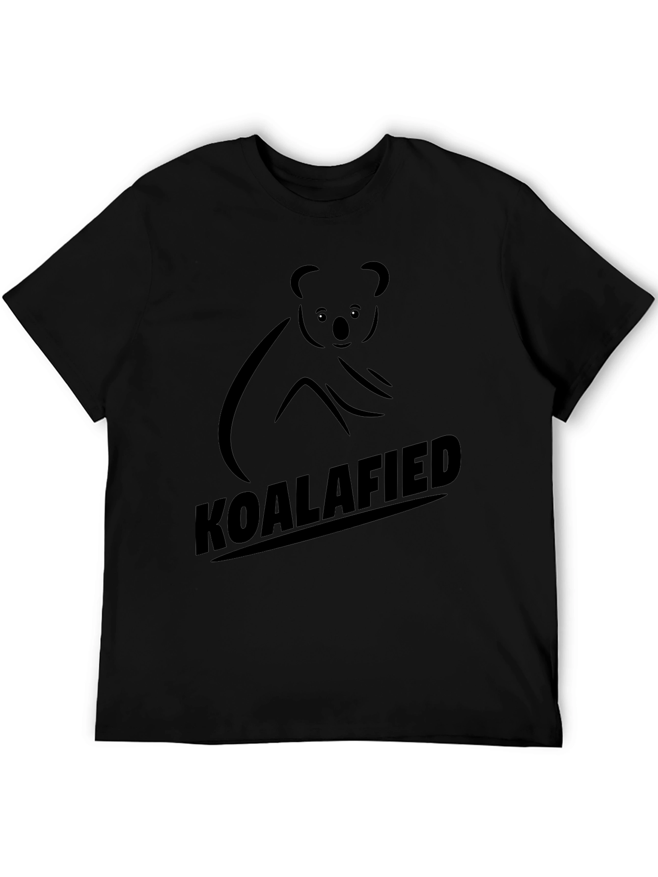 Black Koalafied Graphic Tee - Black view 5