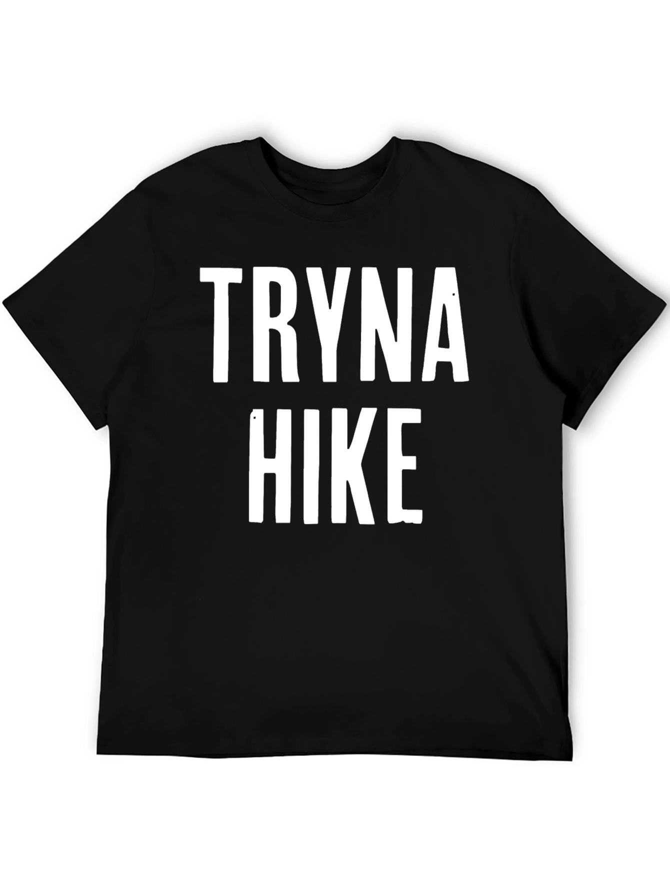 Black Tryna Hike Graphic Tee - Black view 5
