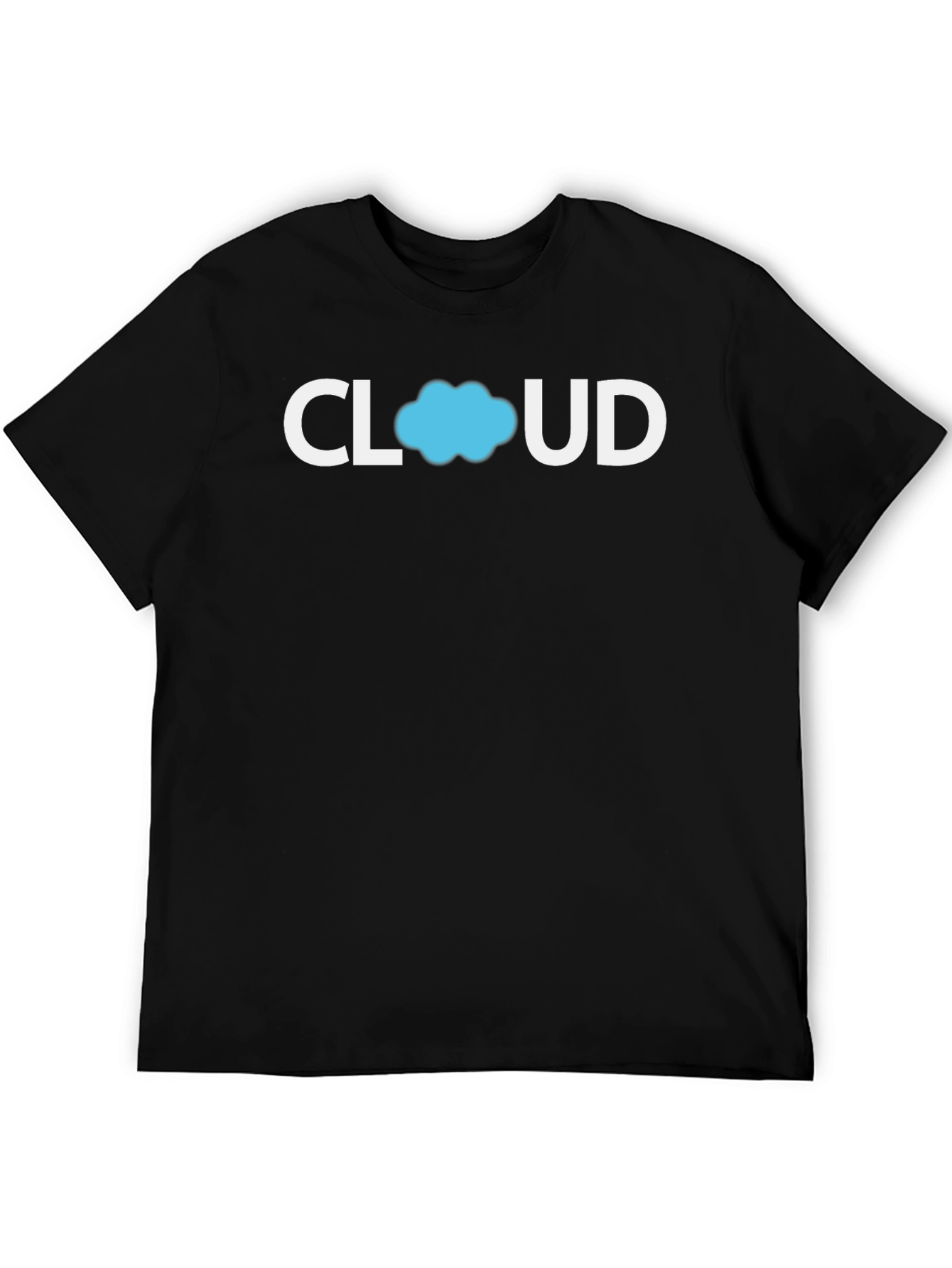Black Cloud Graphic Black T-Shirt view 5