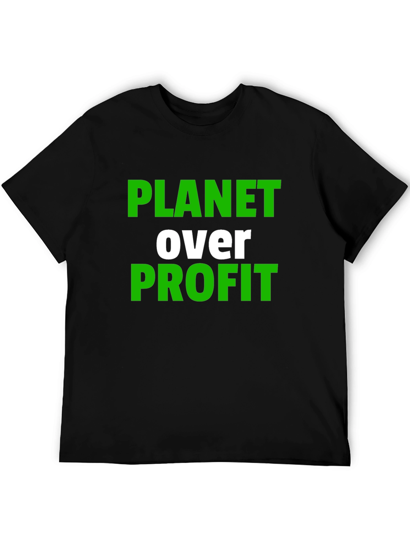 Black Planet Over Profit Graphic Tee - Black view 5
