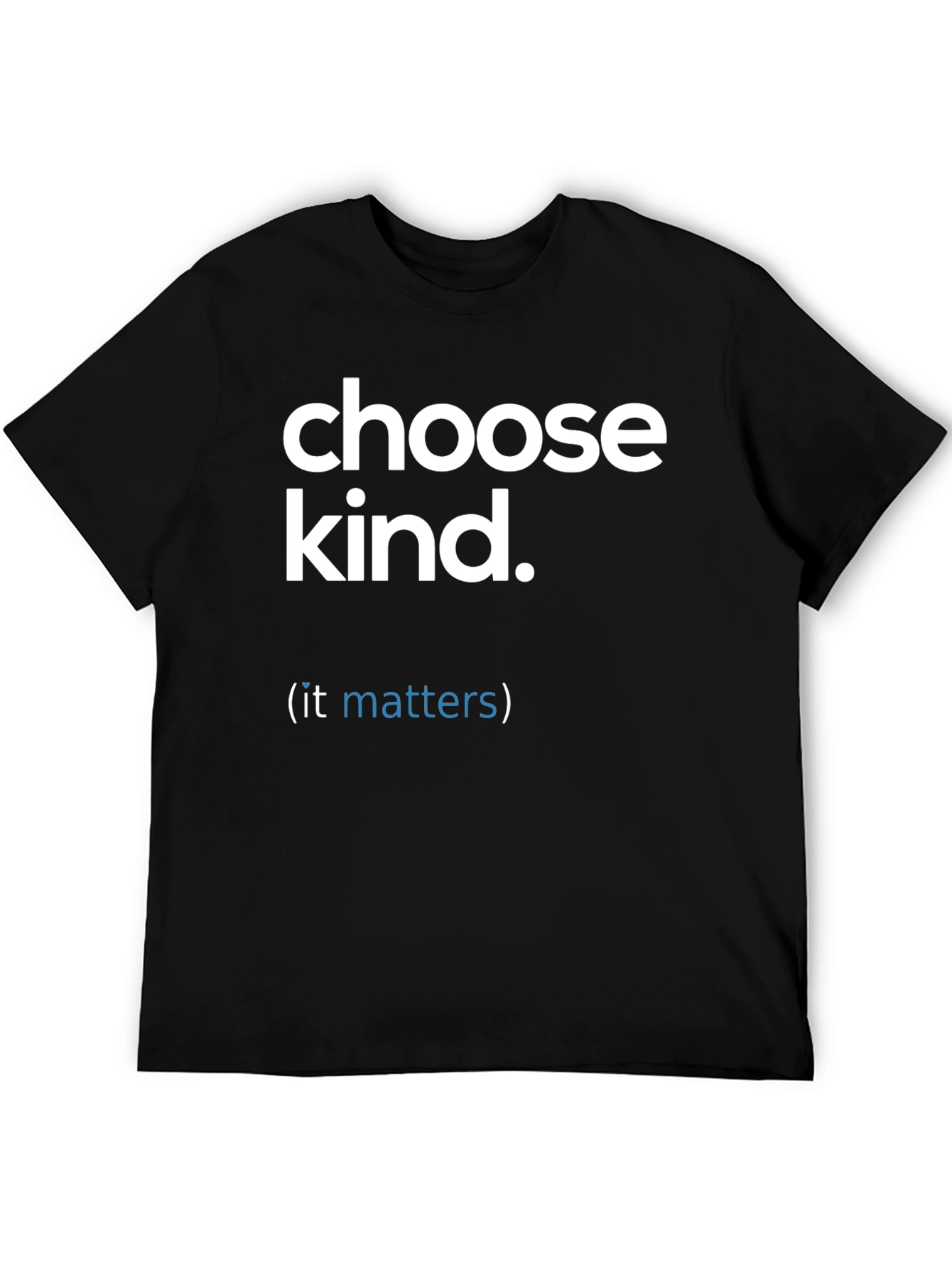 Black Choose Kind T-Shirt - (it matters) Statement Tee view 5