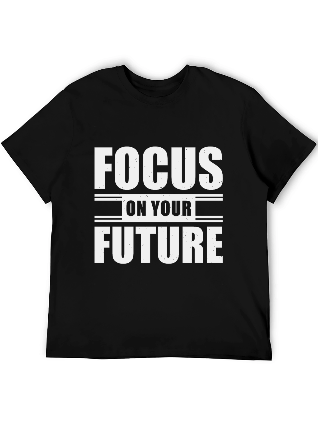 Black Focus on Your Future Graphic Tee - Black view 5