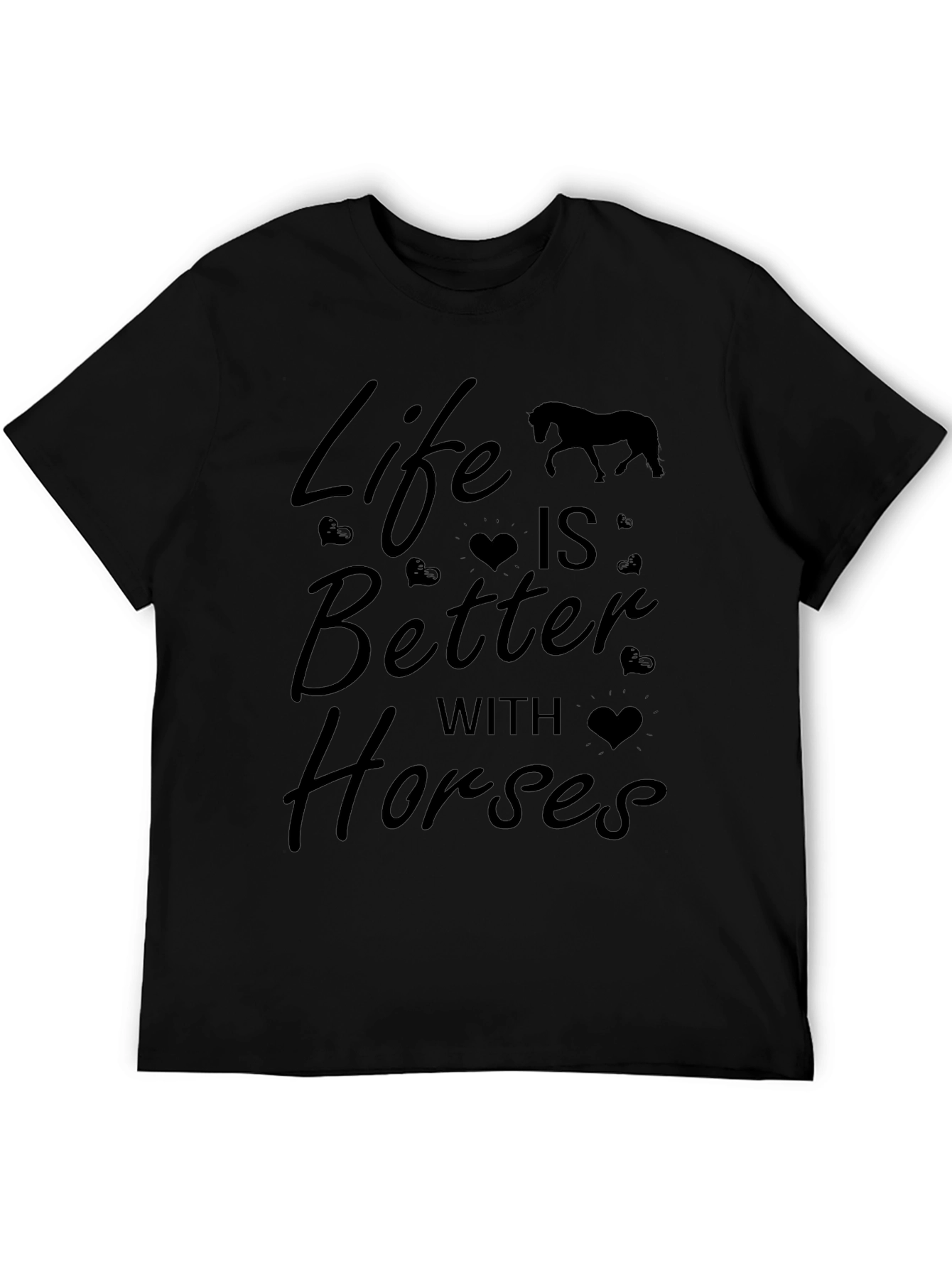 Life is Better with Horses T-Shirt - 5