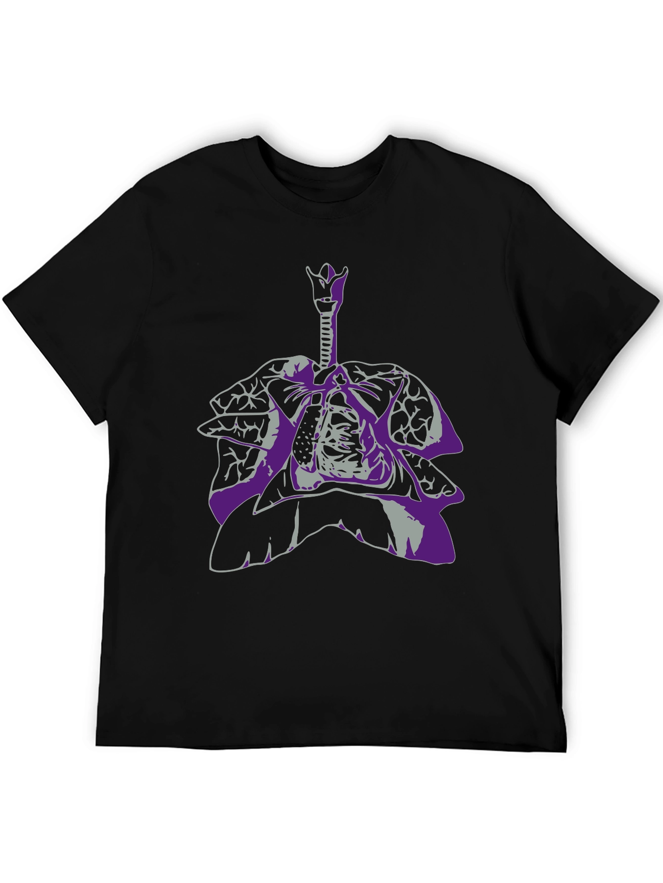 Anatomical Lungs Graphic Tee - Unique Design - 5