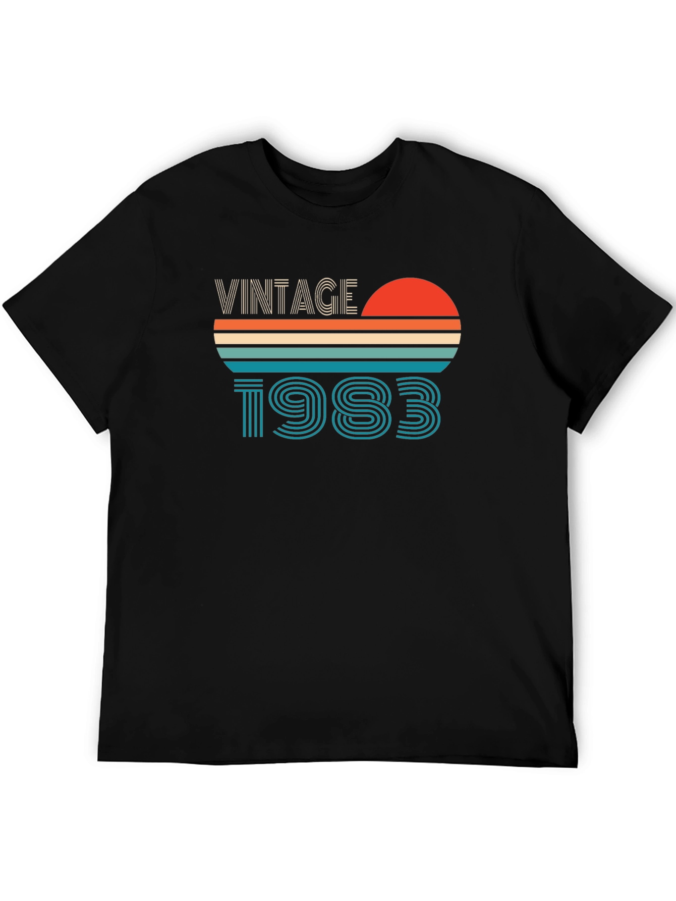 Black Vintage 1983 Graphic T-Shirt view 5