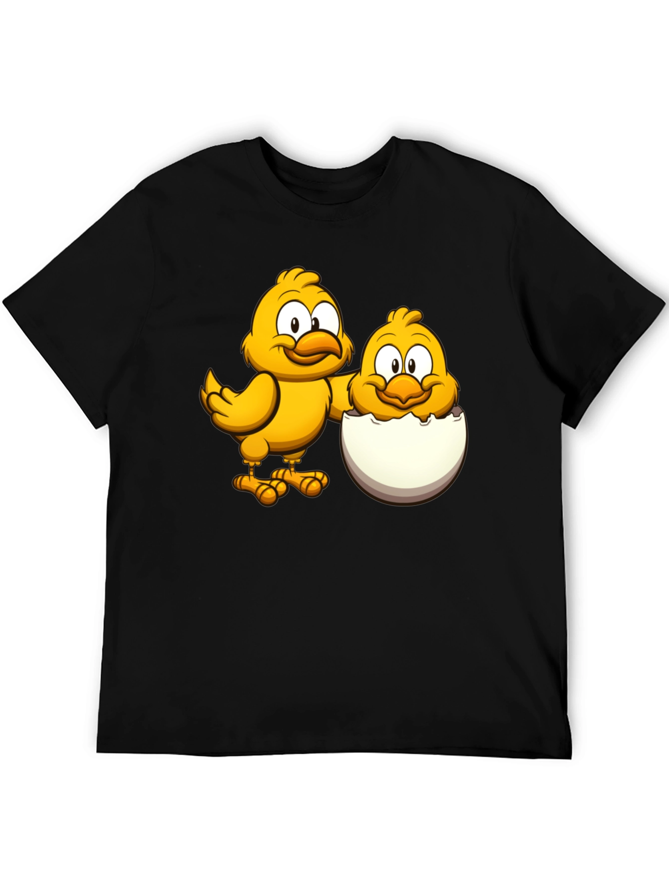 Black Cute Chick Graphic Tee view 5