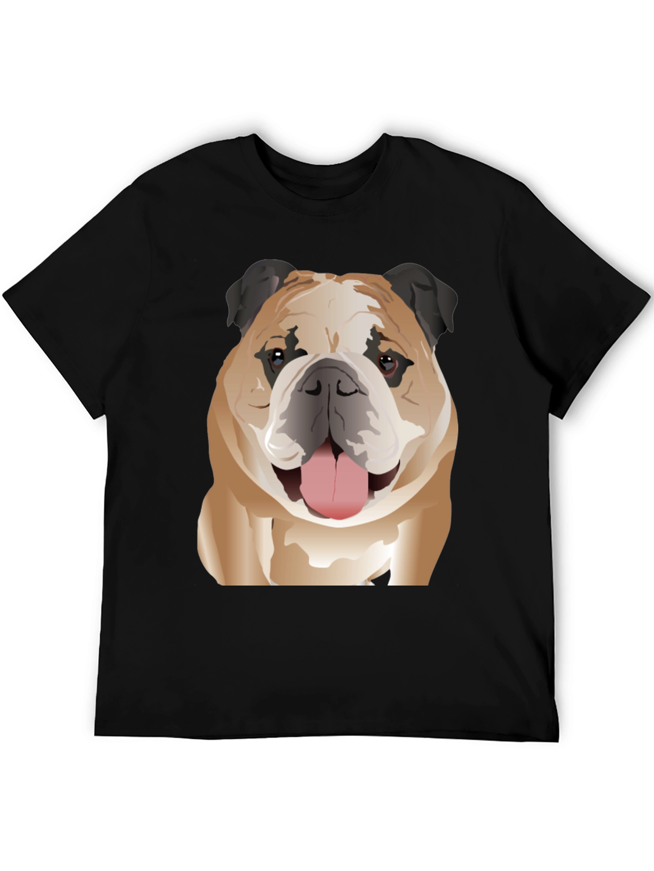 Black Bulldog Graphic T-Shirt - Trendy Pet Lover Tee view 5